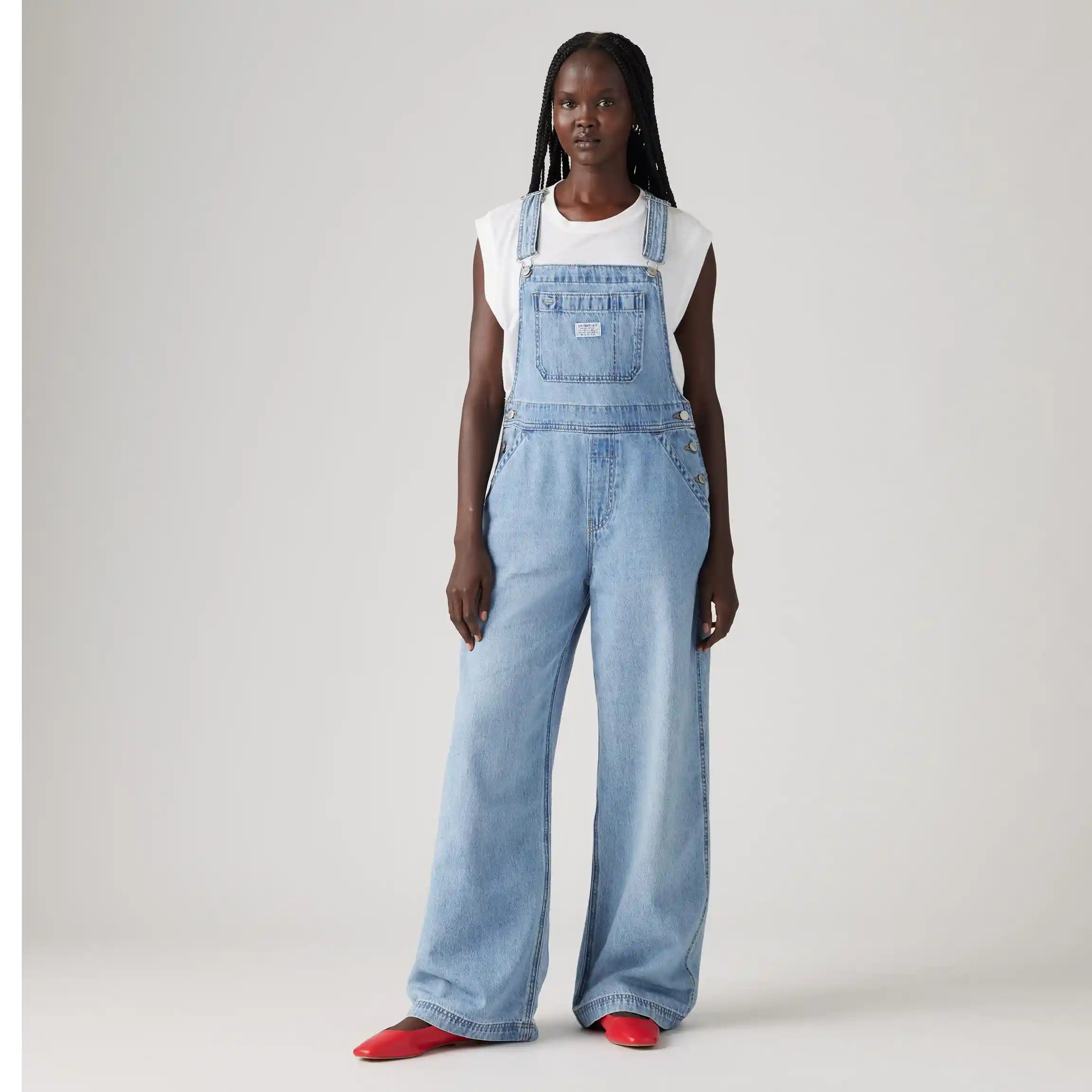 Levi's Womens XL Overall, invested indigo overall