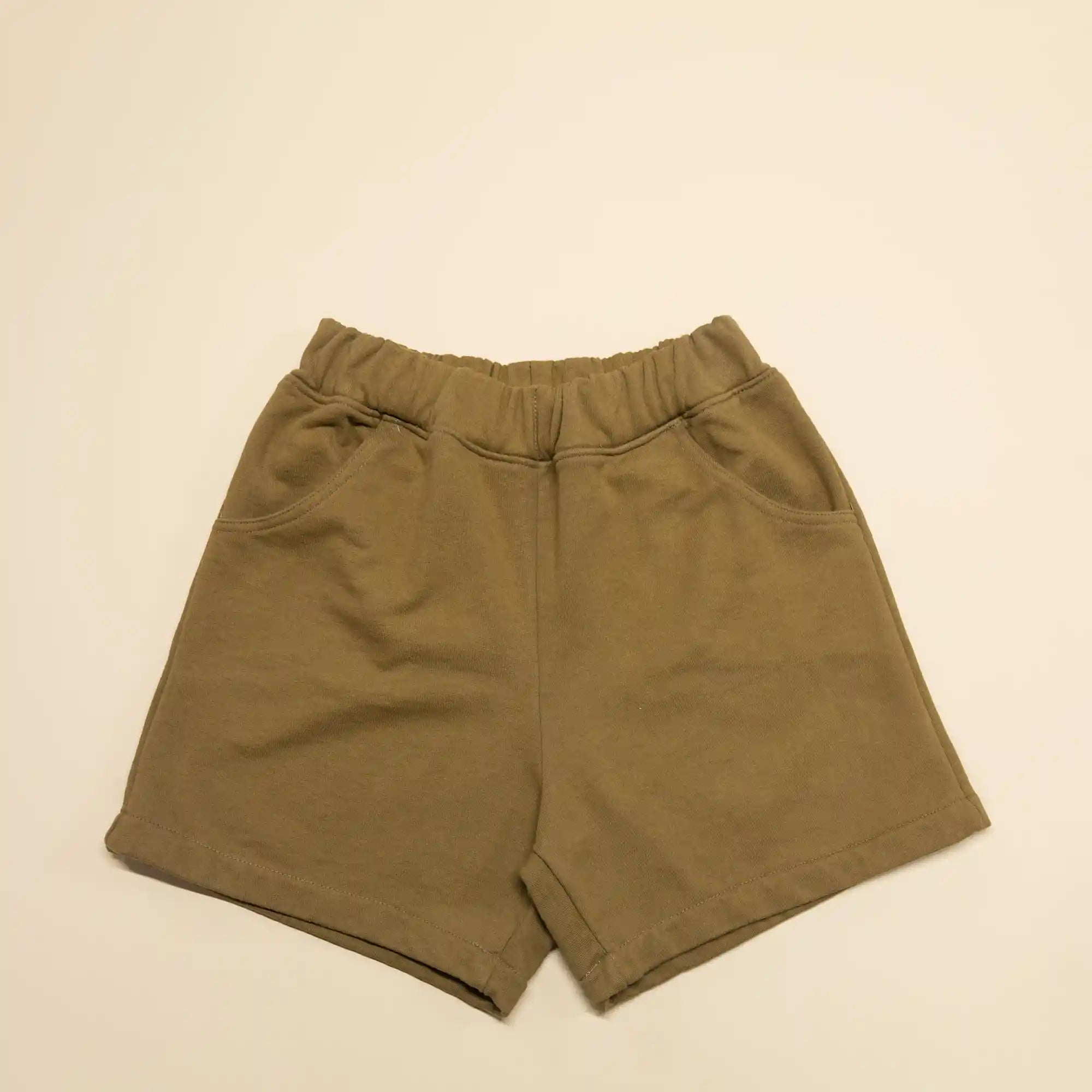 CUB Alia Shorts, tobacco french terry