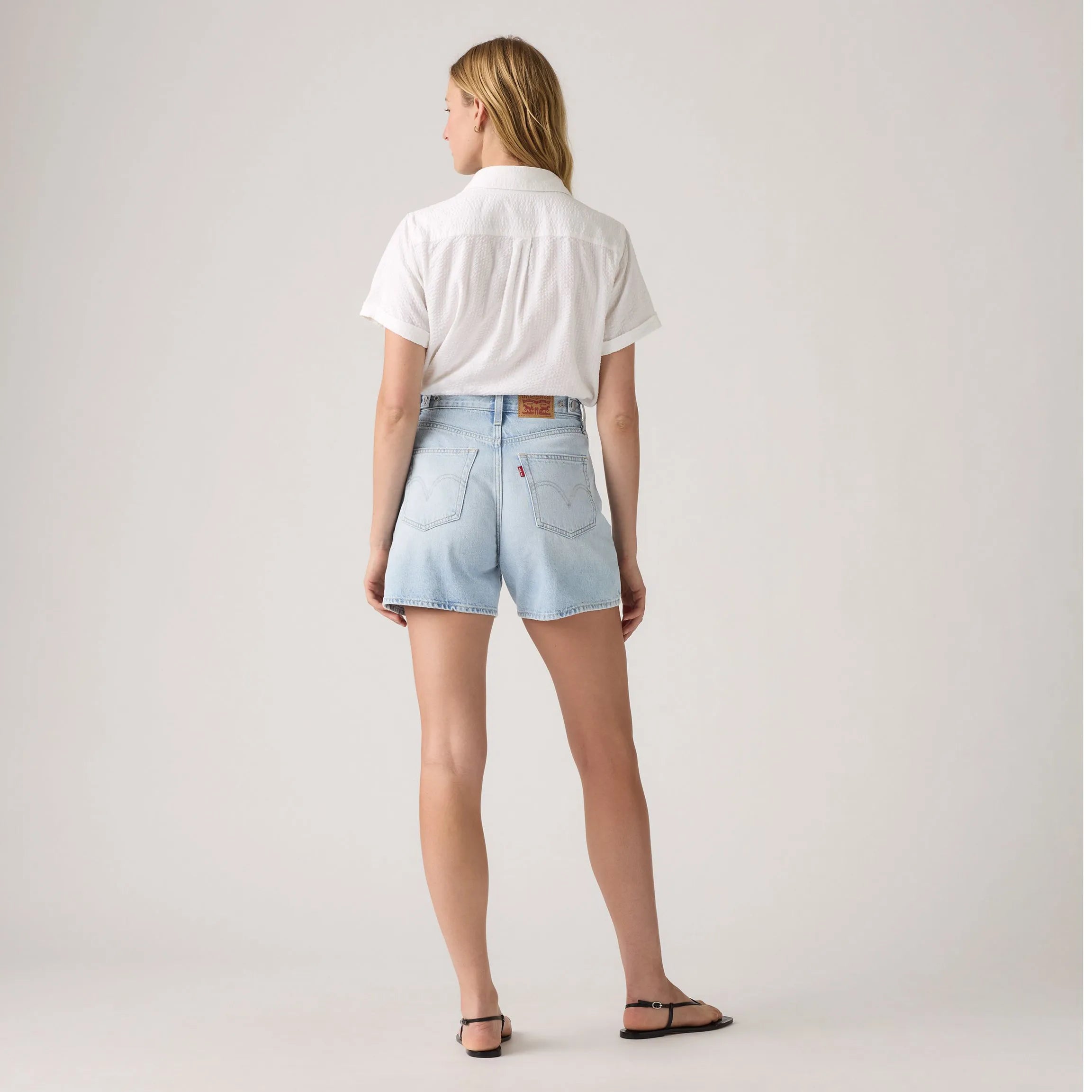 Levi's Womens Cinch Mid-Thigh Short, abraided art short — available at Norwood