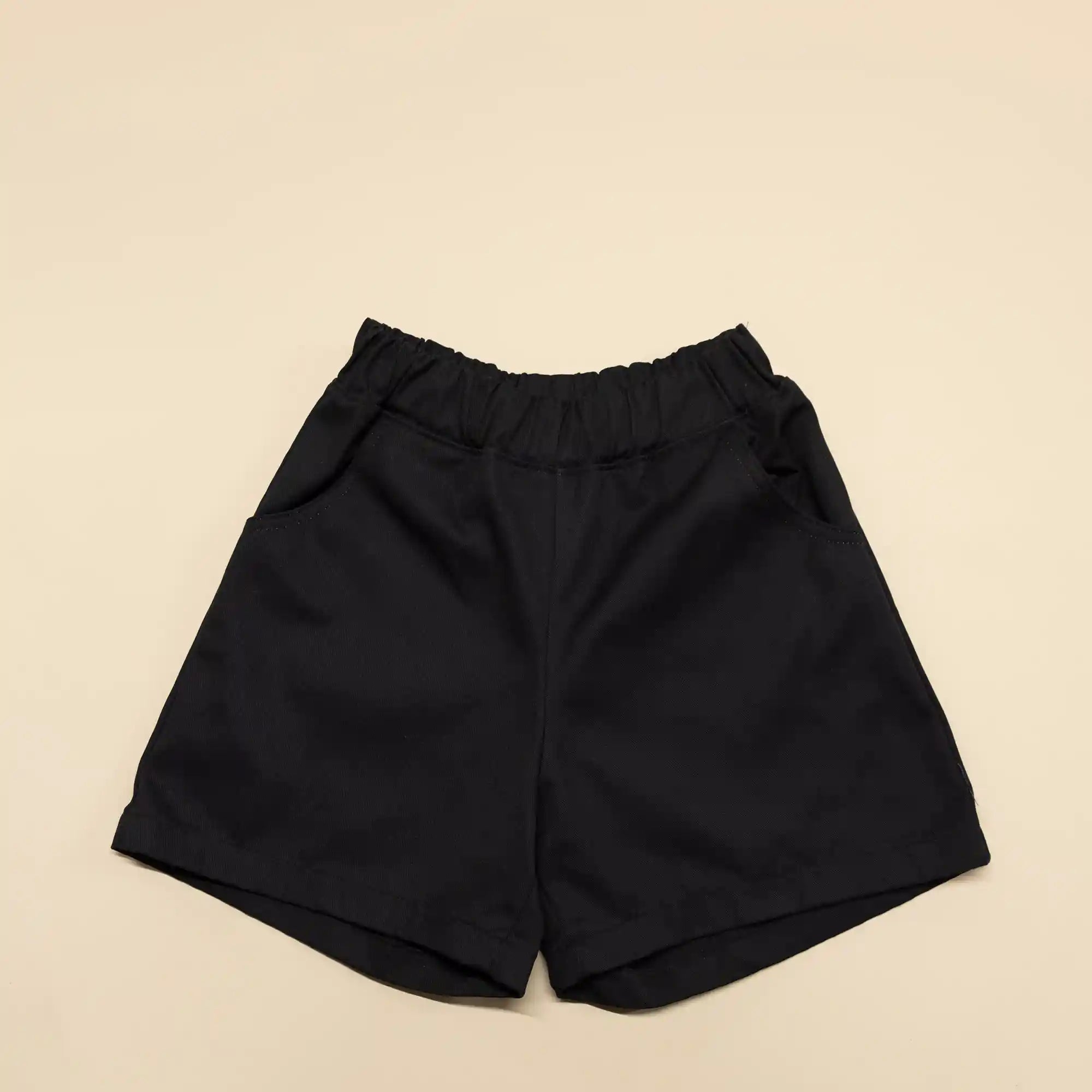 CUB Alia Shorts, black bull denim