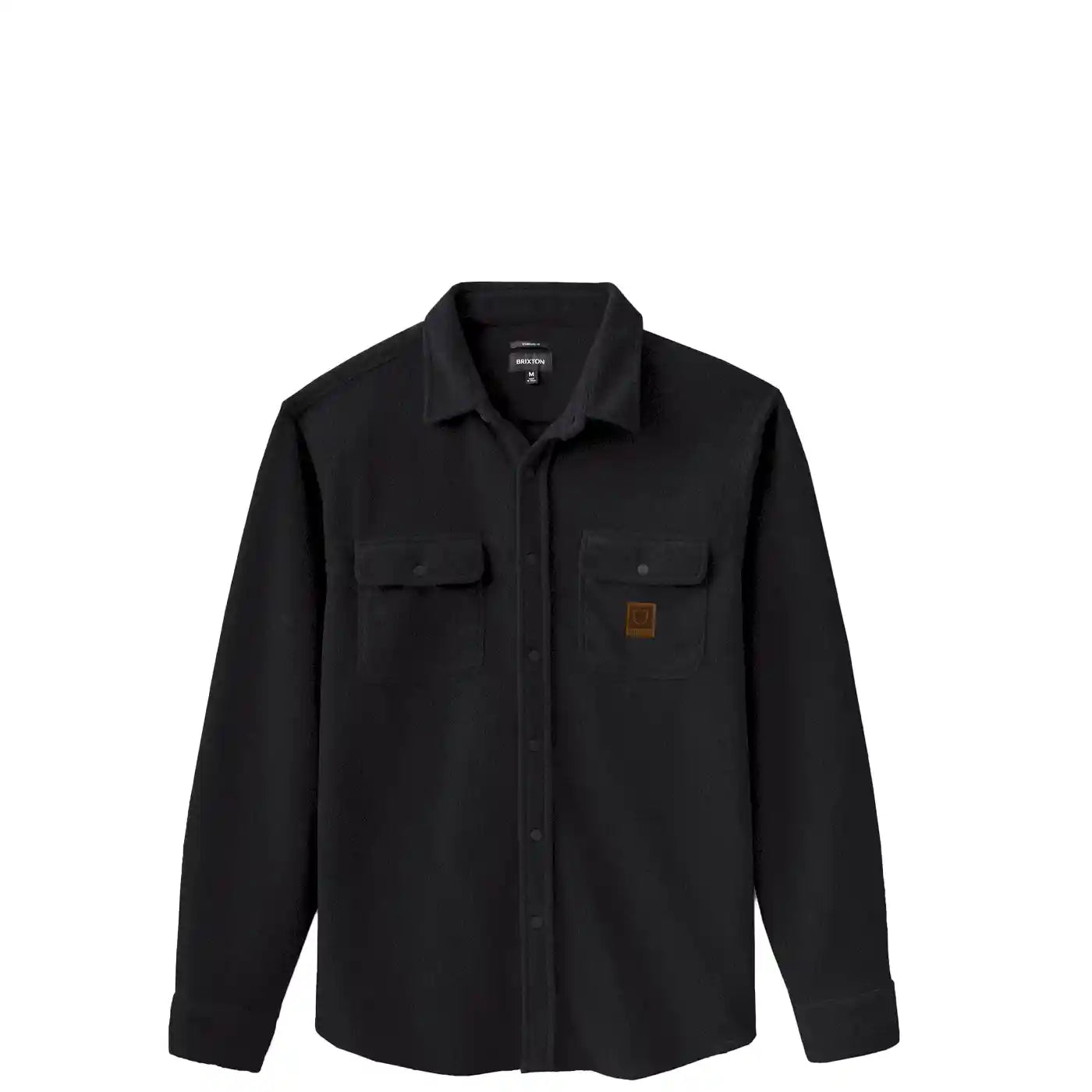 Brixton Bowery Long Sleeve Arctic Stretch Fleece, black