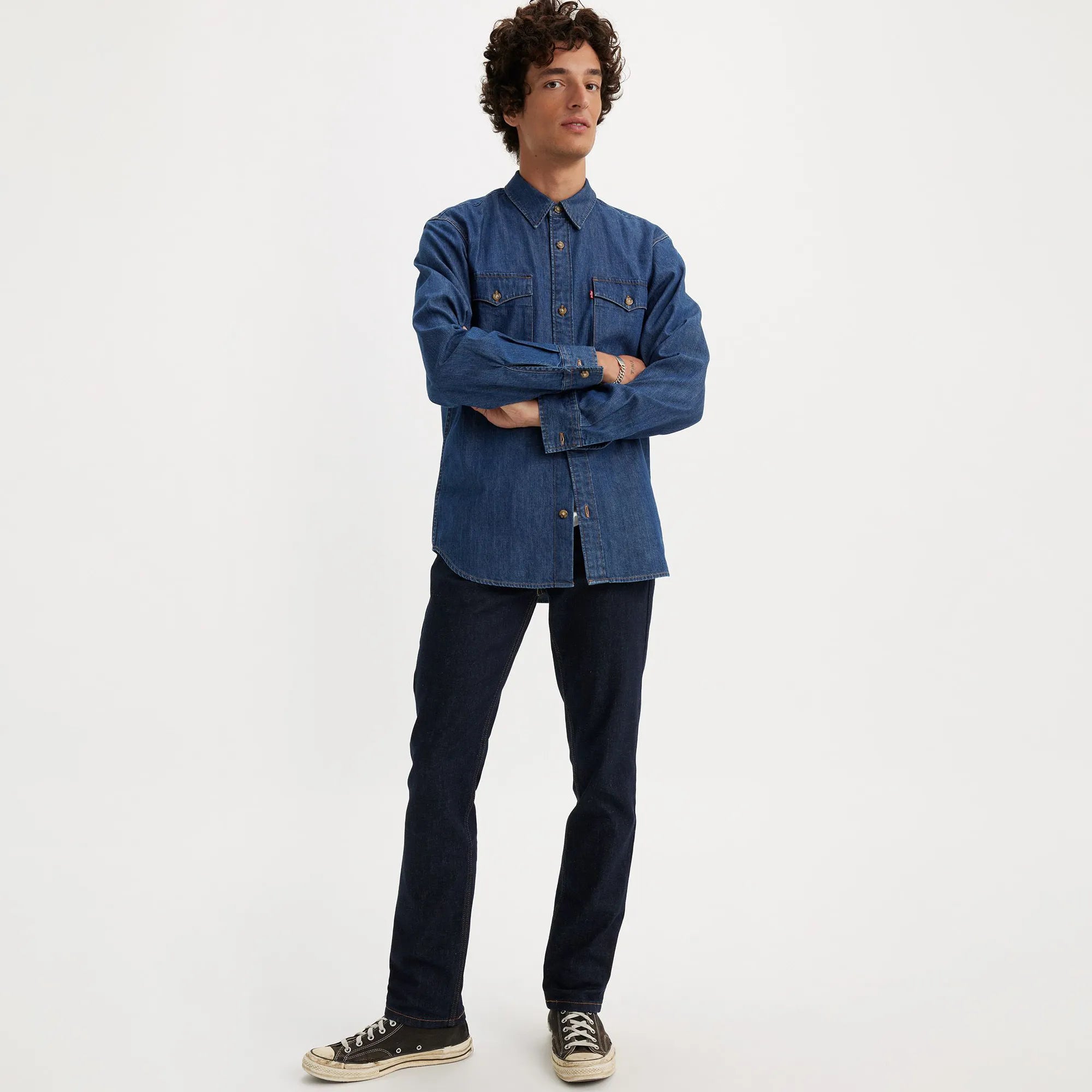 Levi's 511™ Slim, dark hollow — available at Norwood