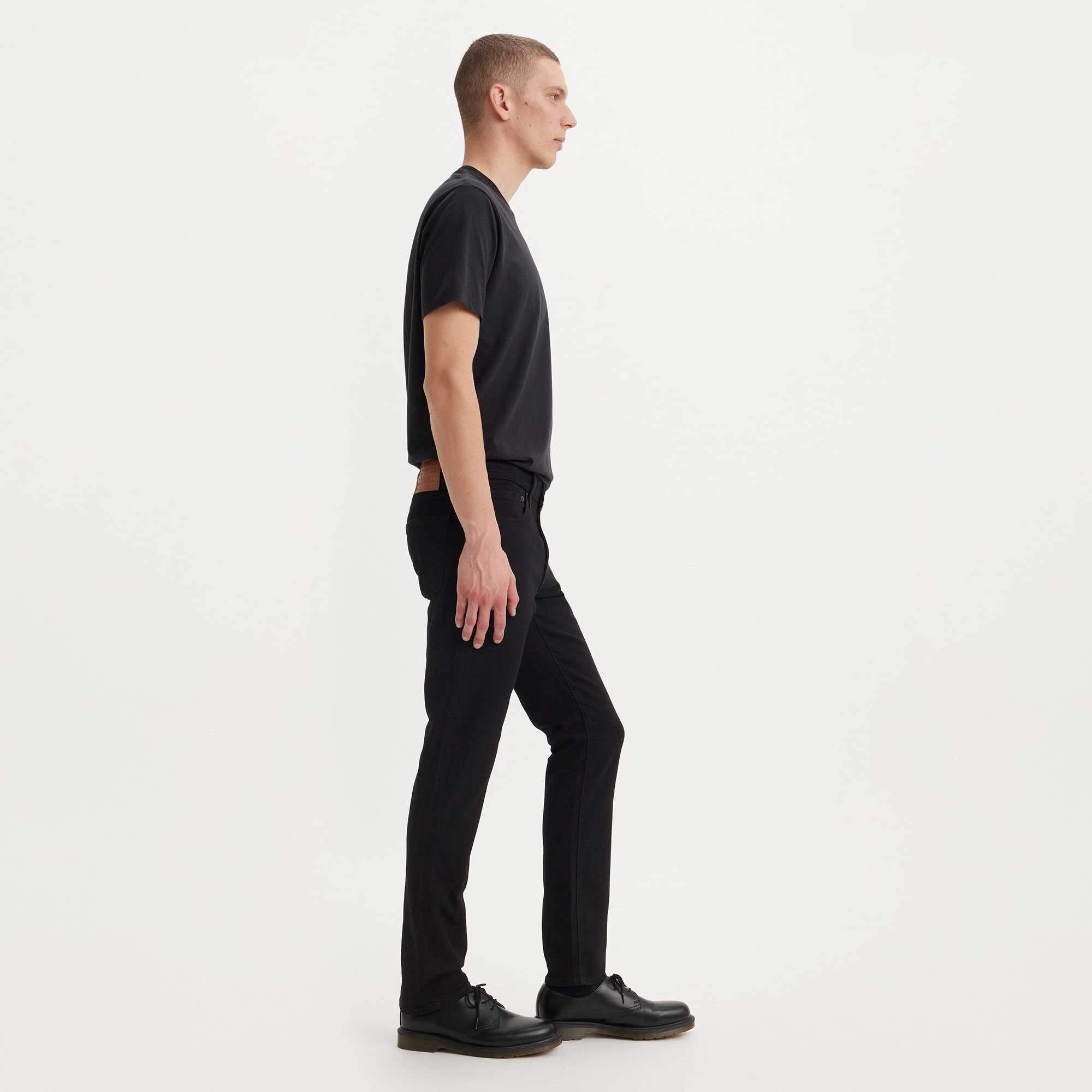 Levi's 511 Slim, black leaf adv — available at Norwood