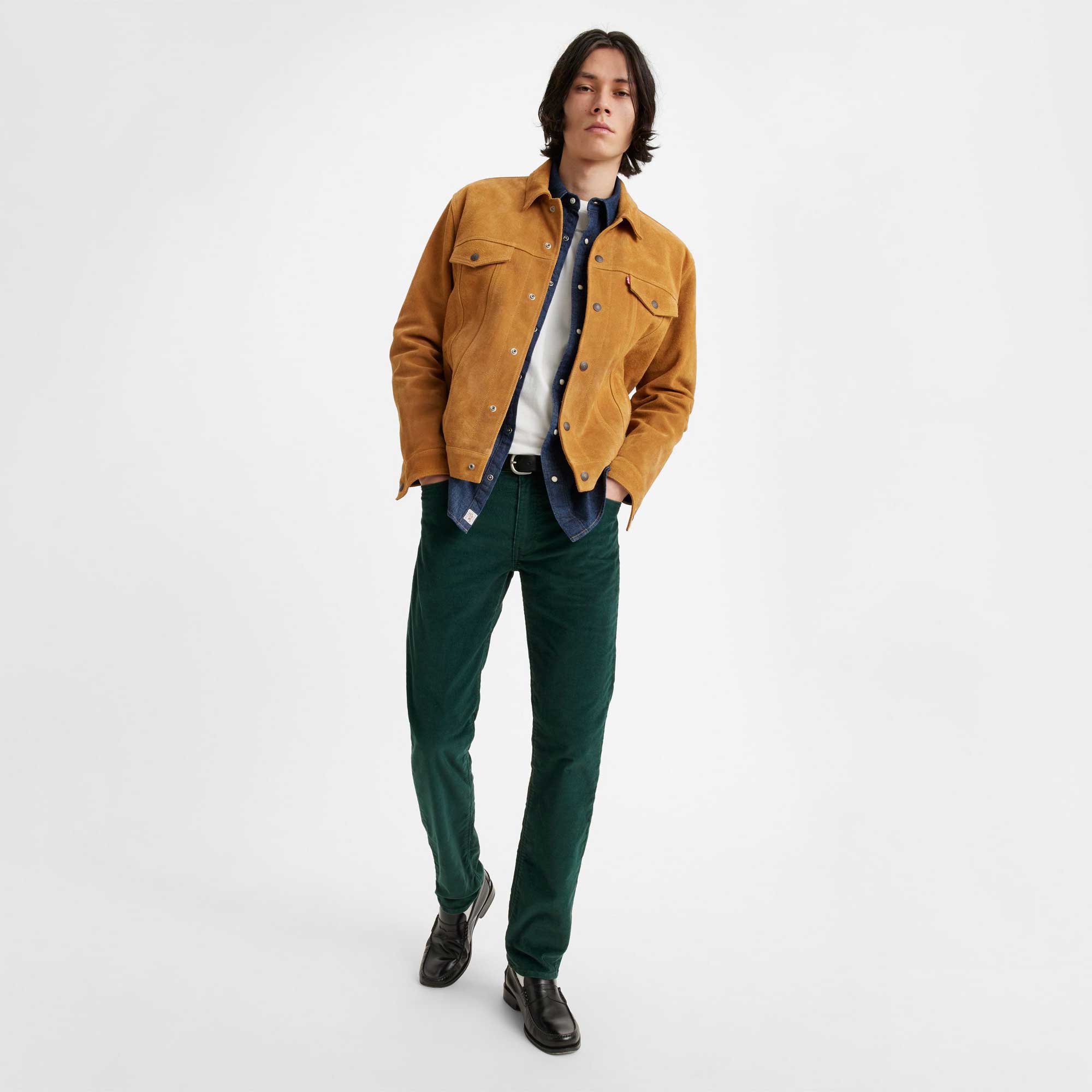 Levi's 511 Slim, darkest spruce 14w cord — available at Norwood