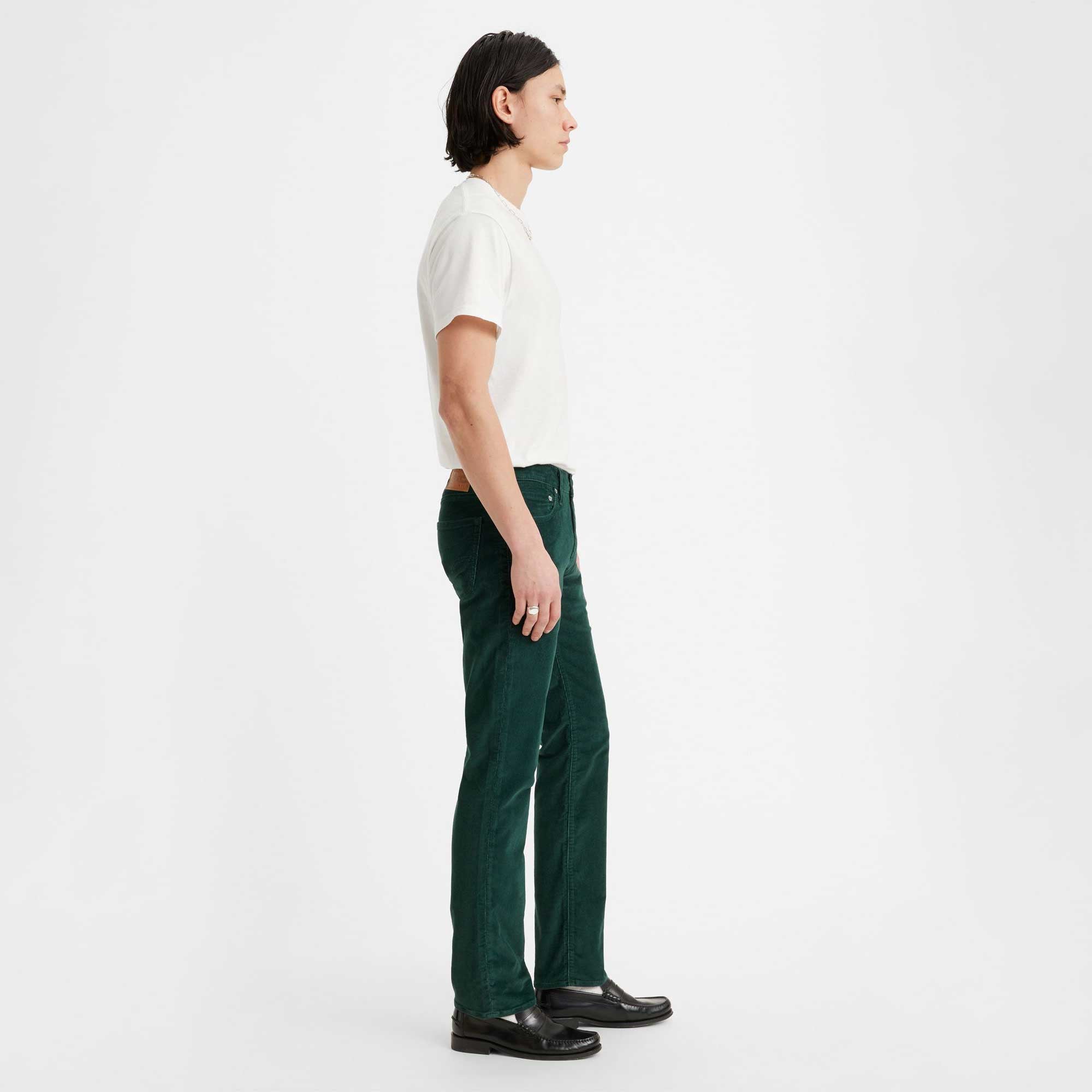 Levi's 511 Slim, darkest spruce 14w cord — available at Norwood