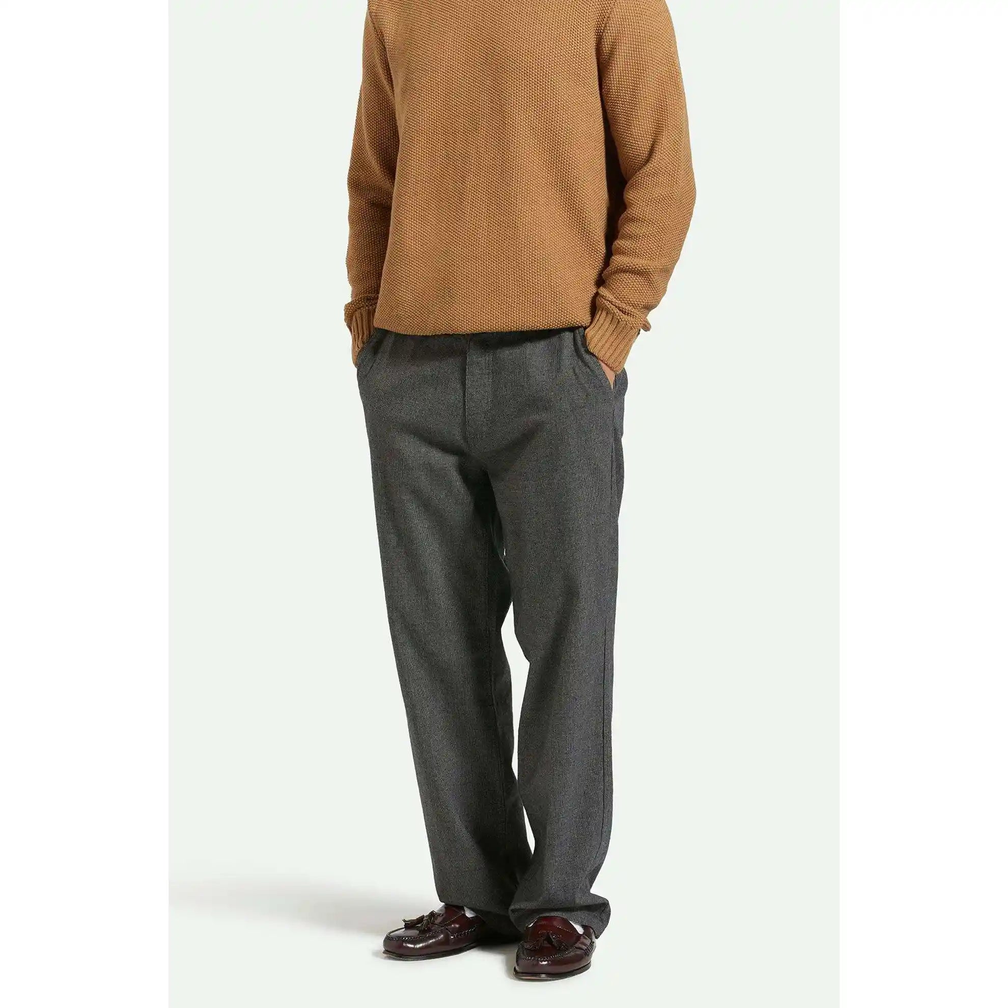 Brixton Choice Chino Relaxed Pant, mixed tweed — available at Norwood