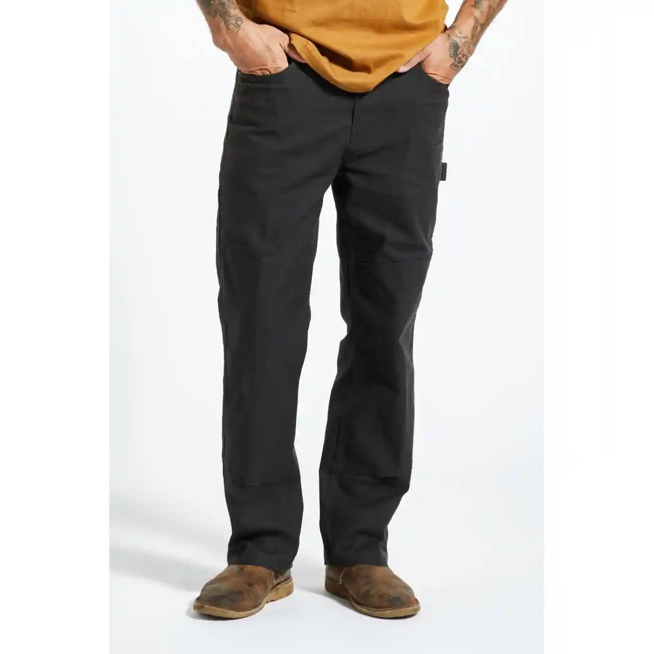 Brixton Builders Carpenter Pant, washed black — available at Norwood