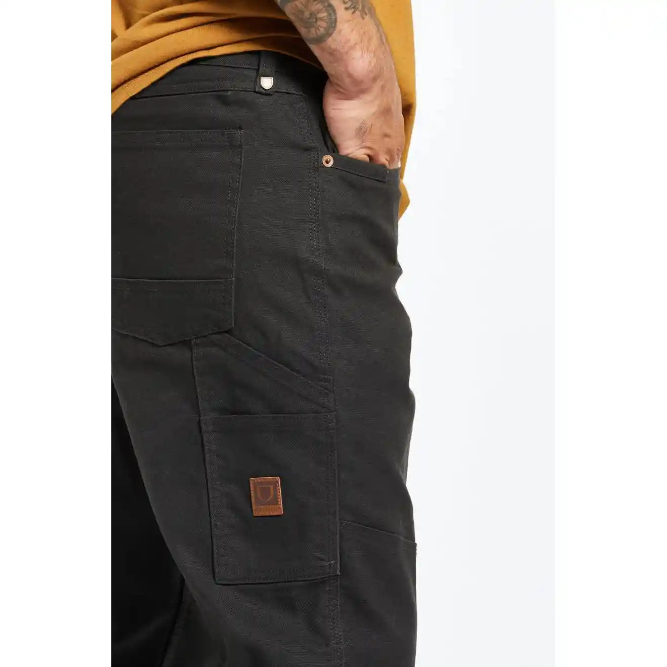 Brixton Builders Carpenter Pant, washed black — available at Norwood