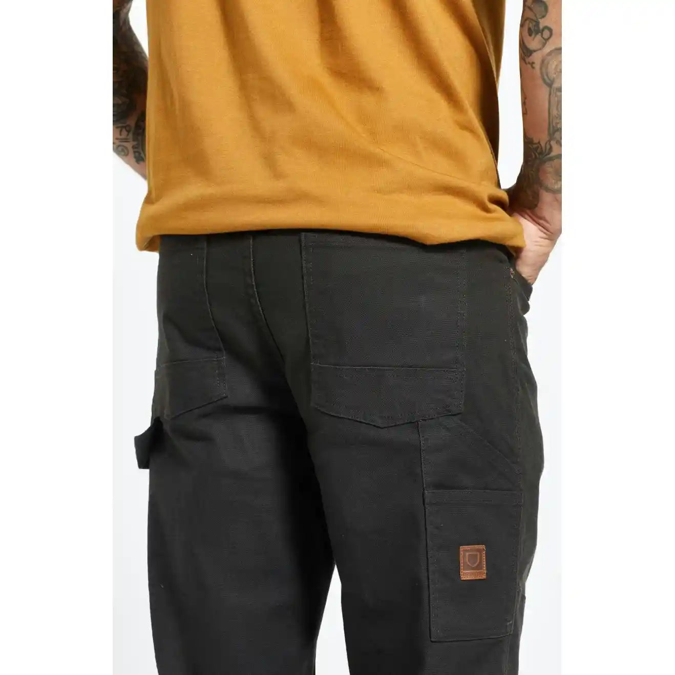 Brixton Builders Carpenter Pant, washed black — available at Norwood