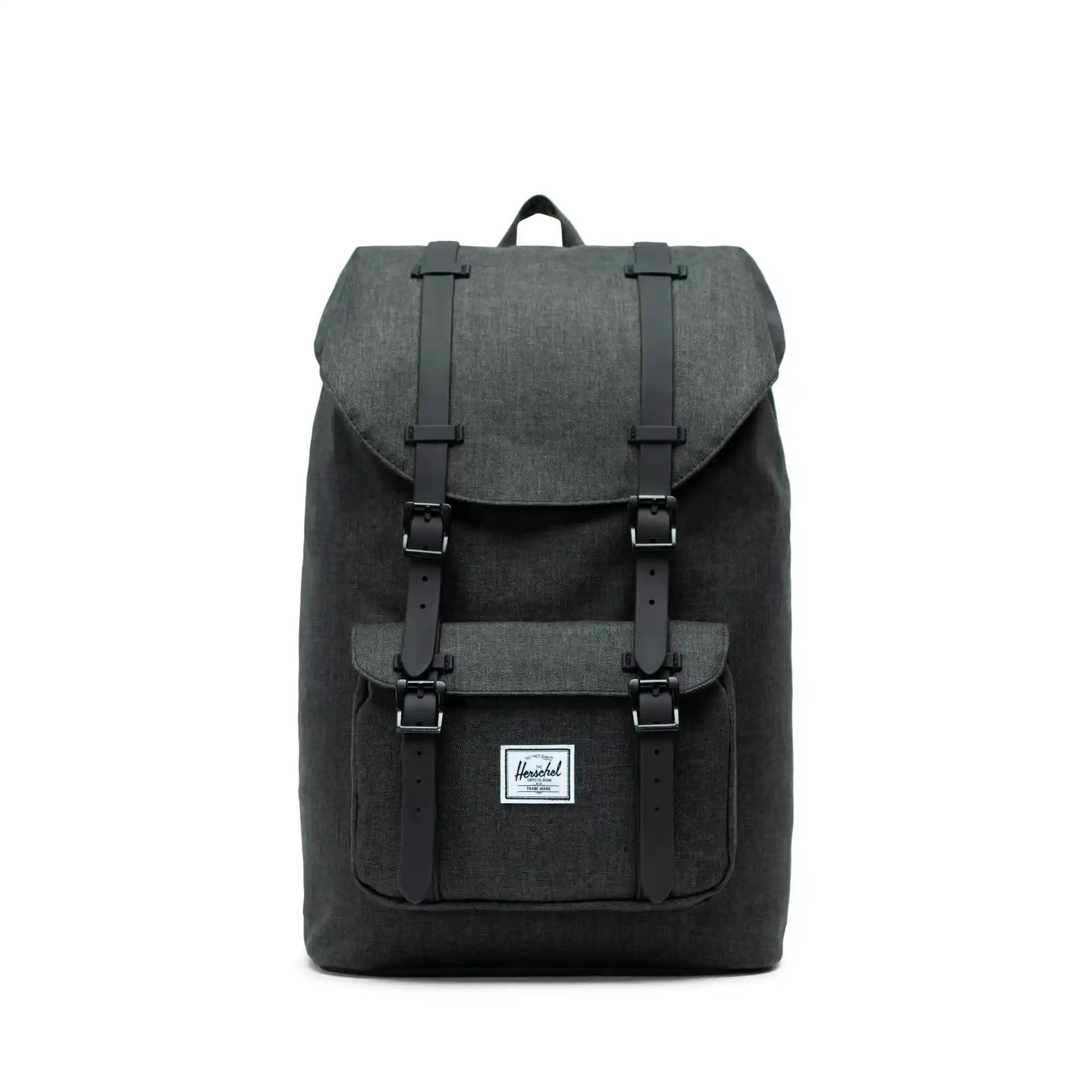 Herschel Little America Mid-Volume, black crosshatch/black