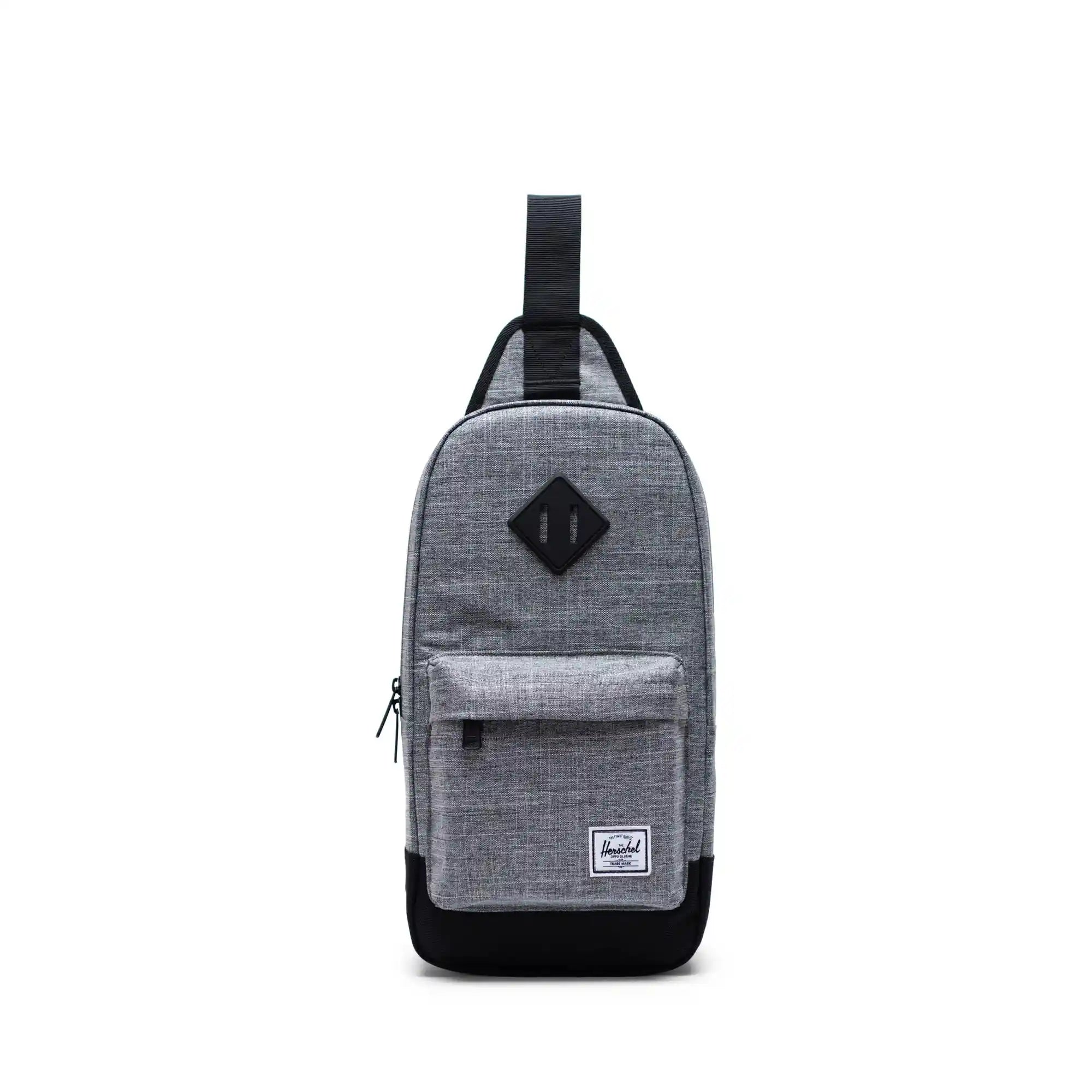 Herschel Heritage Shoulder Bag, raven crosshatch 2