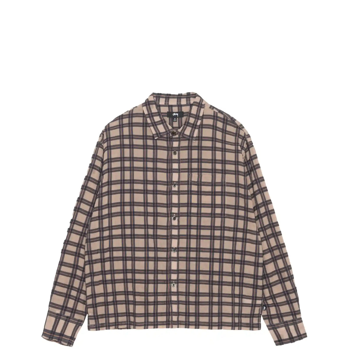 トップス stussy CRINKLED CHECK SS SHIRT TAN M Stussy Sonoma Plaid Shirt — Men's Button Up | Norwood