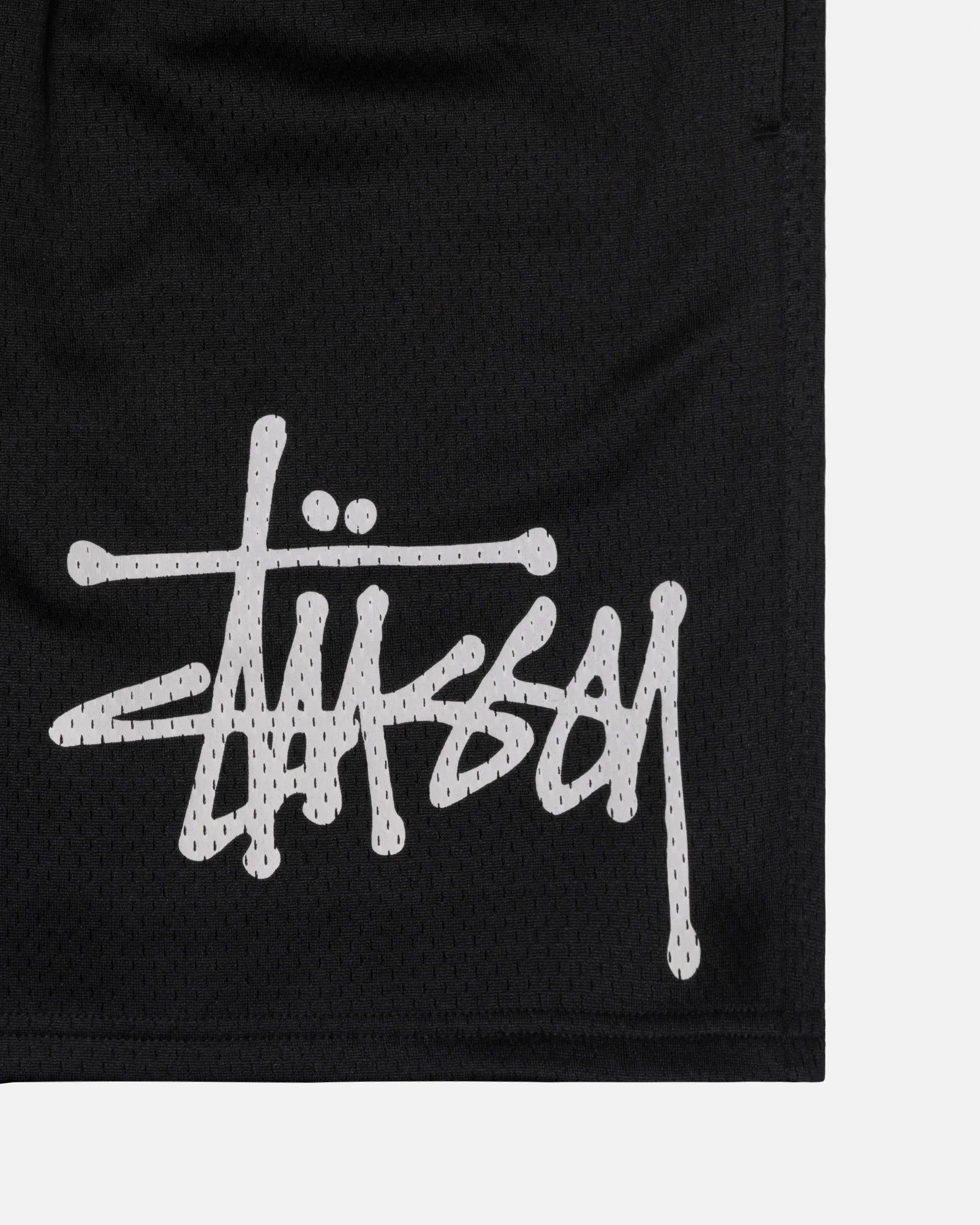 Stussy Mesh Short Big Basic, black — available at Norwood