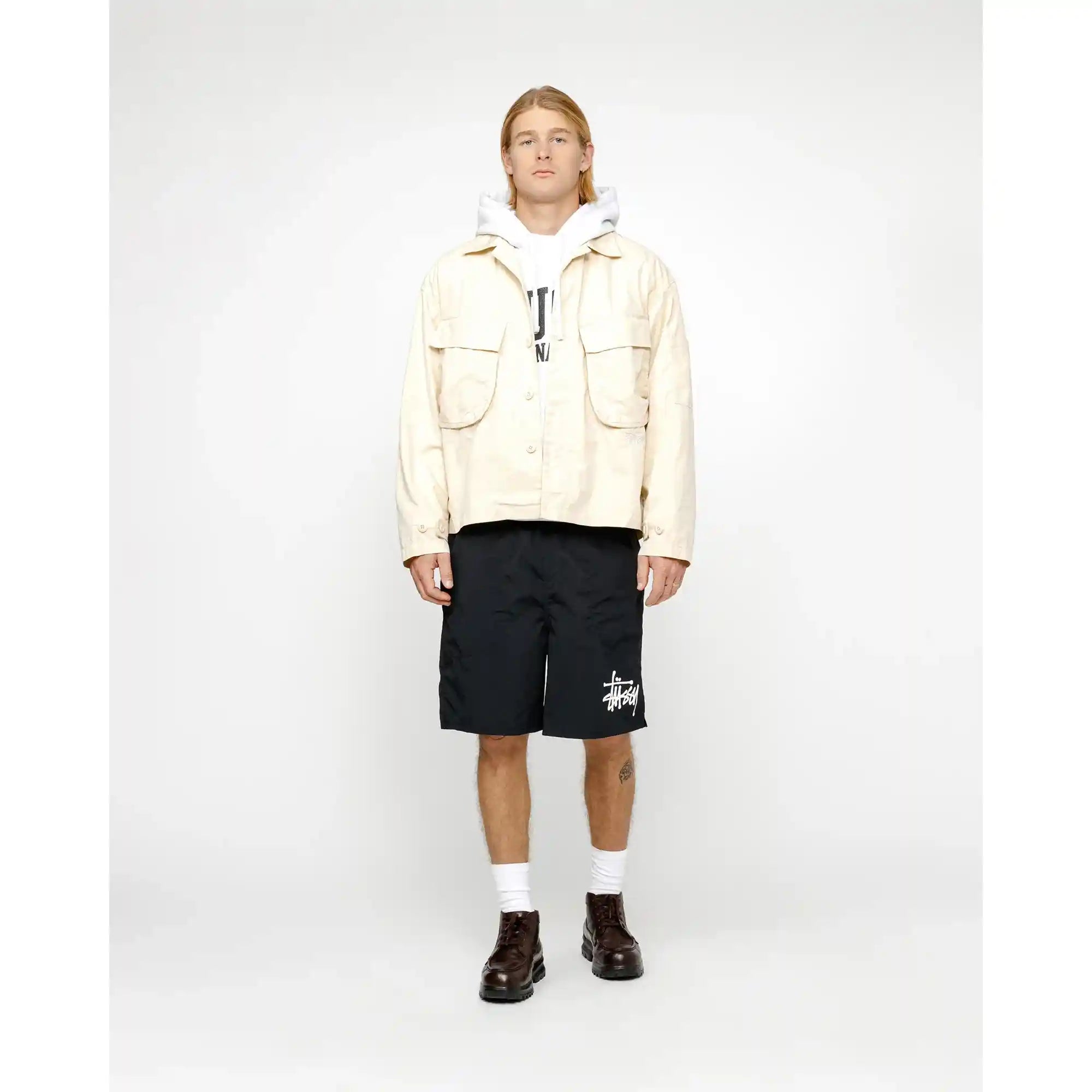 Stussy Big Basic Water Short, black — available at Norwood