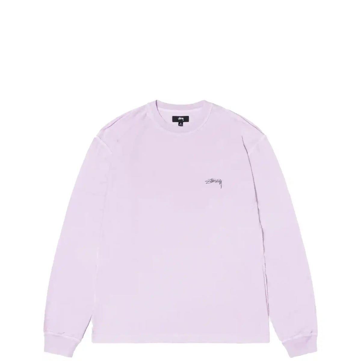 Stussy Lazy Long Sleeved Tee, lilac
