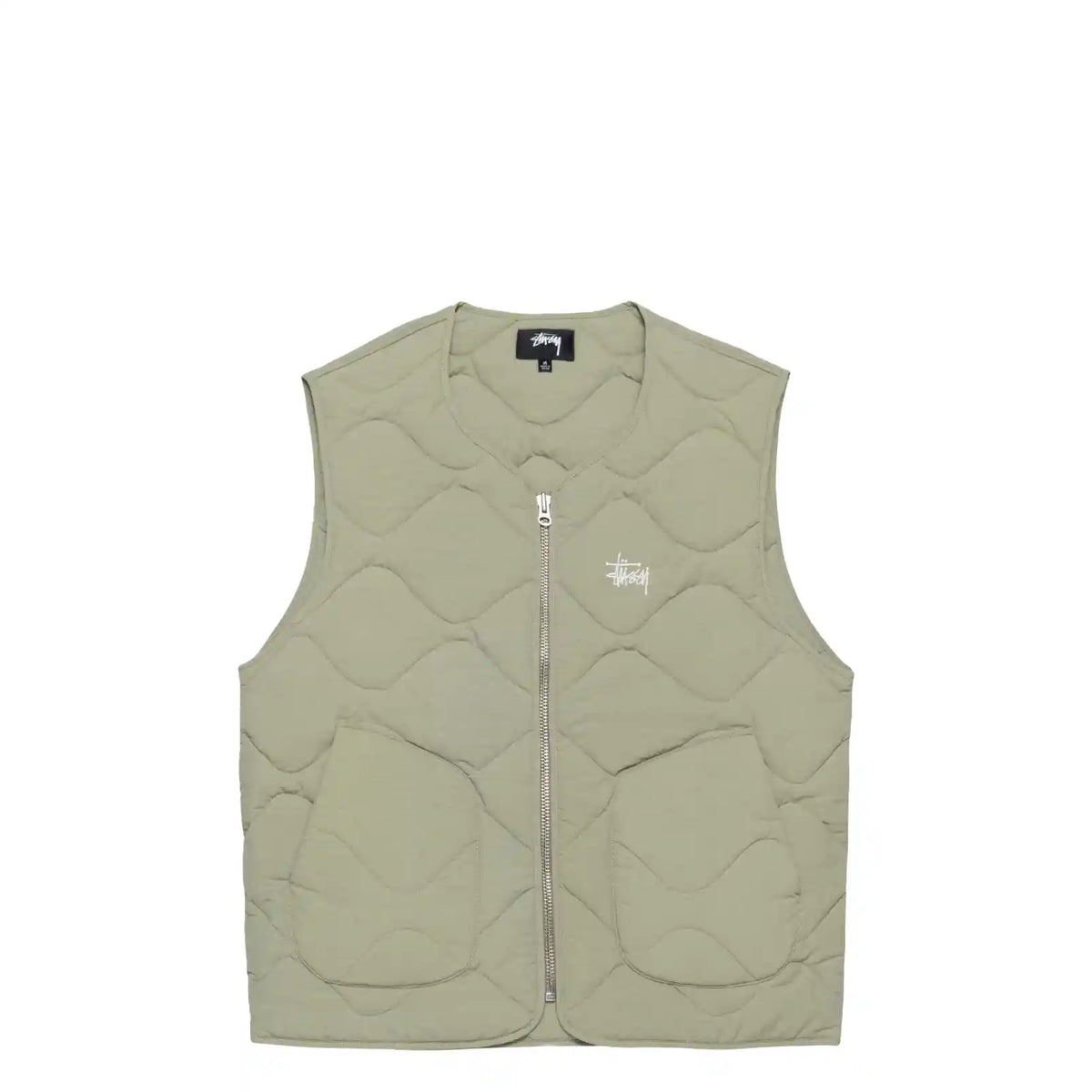 Stussy Recycled Nylon Liner Vest, coyote – Norwood Stussy Recycled Nylon Liner Vest, coyote – Norwood