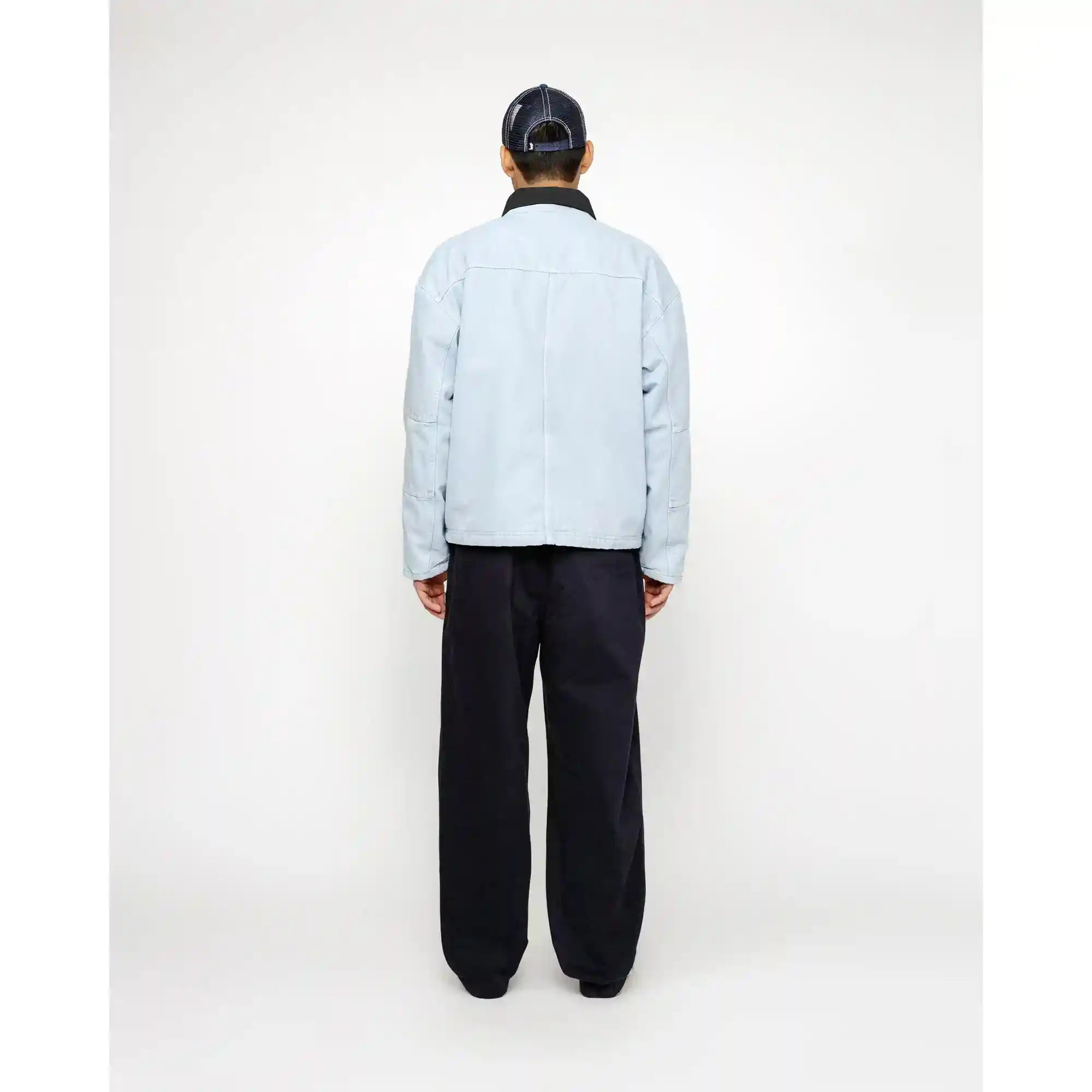 Stussy Brushed Beach Pant, navy — available at Norwood