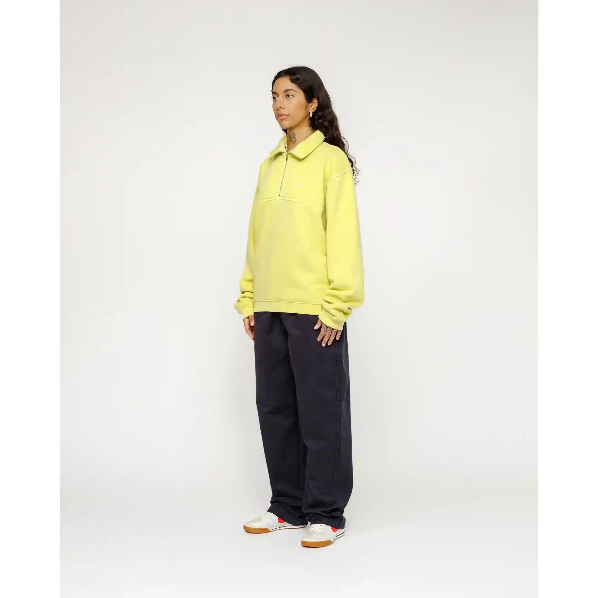 Stussy Brushed Beach Pant, navy — available at Norwood