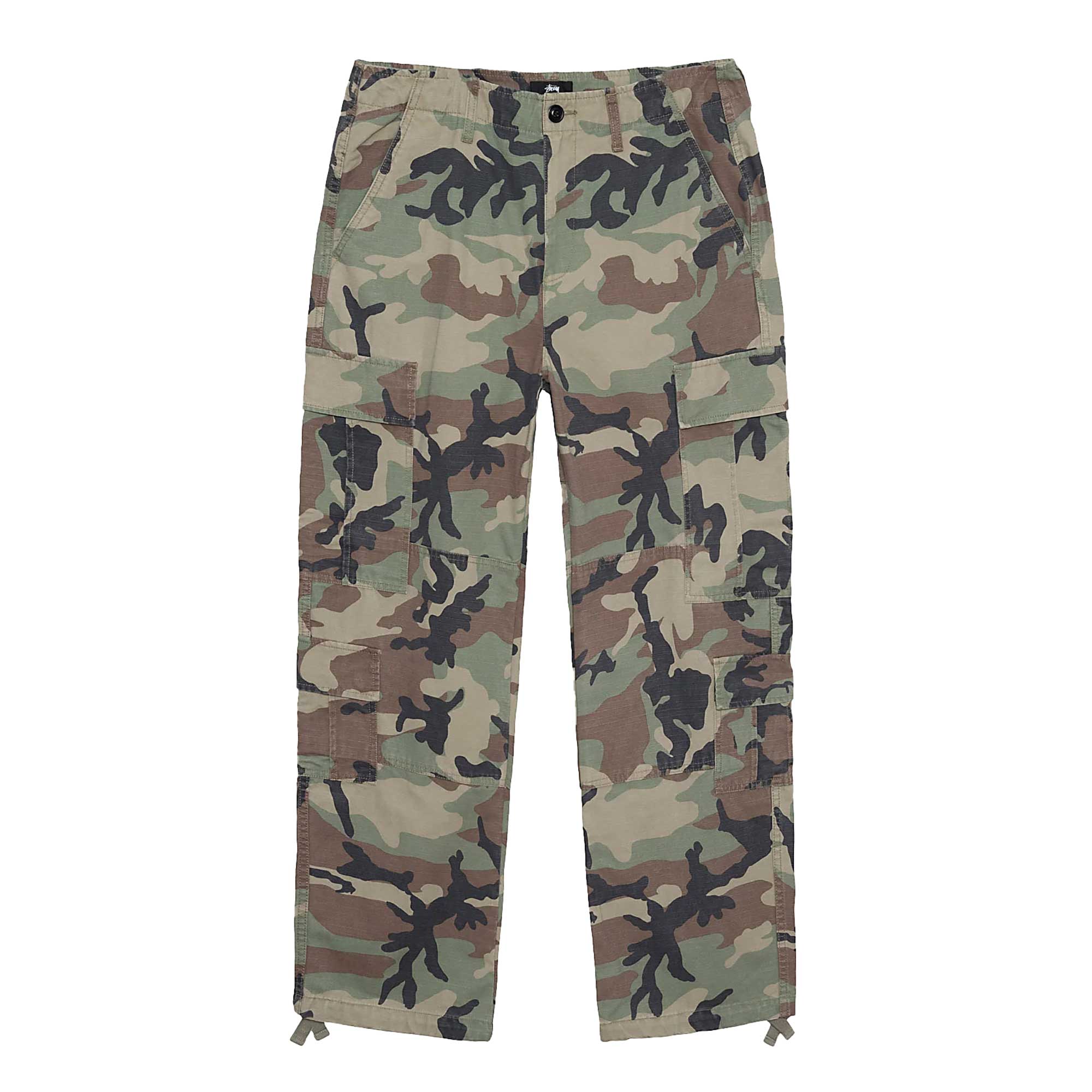 Stussy Surplus Cargo Pant Ripstop, camo