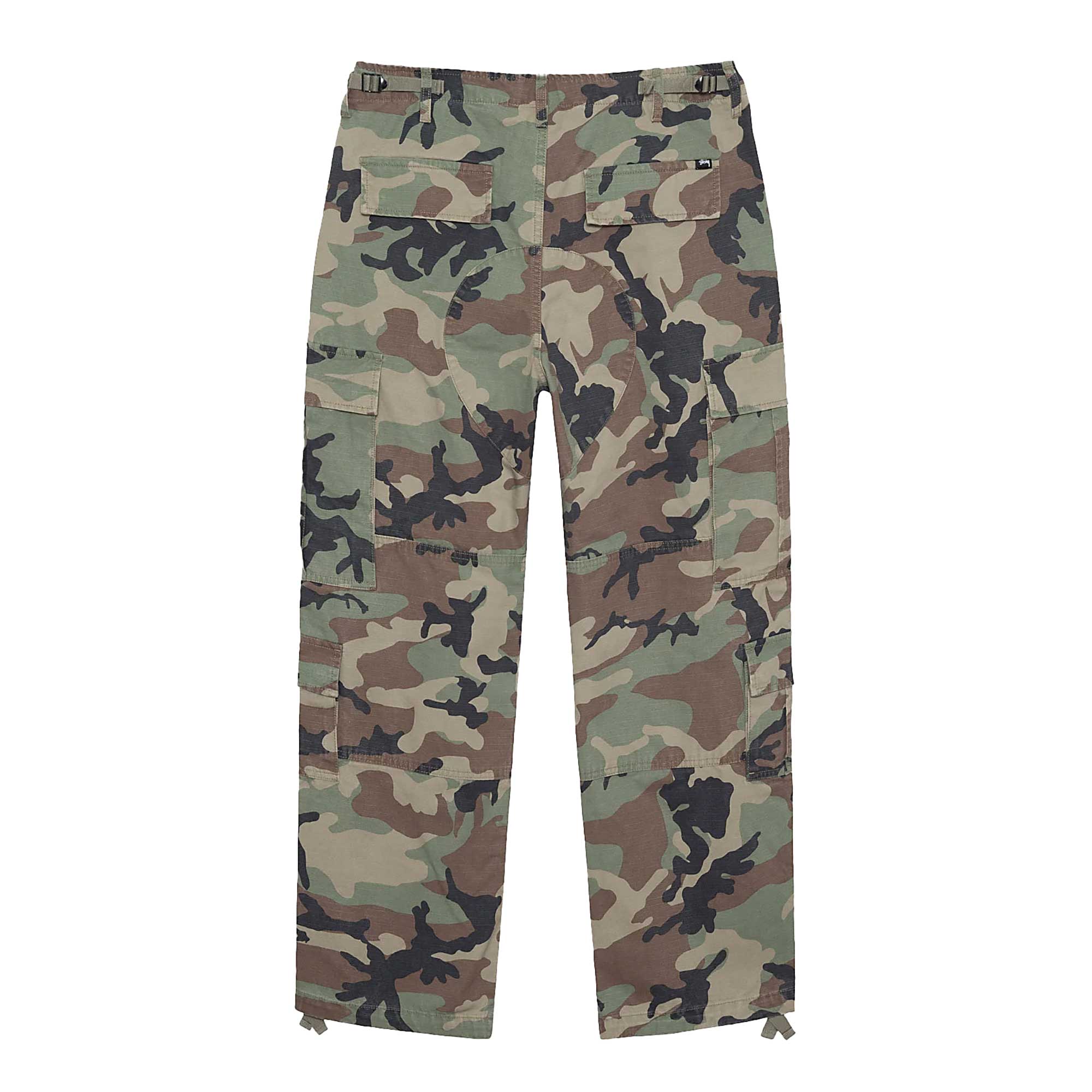 Stussy Surplus Cargo Pant Ripstop, camo — available at Norwood