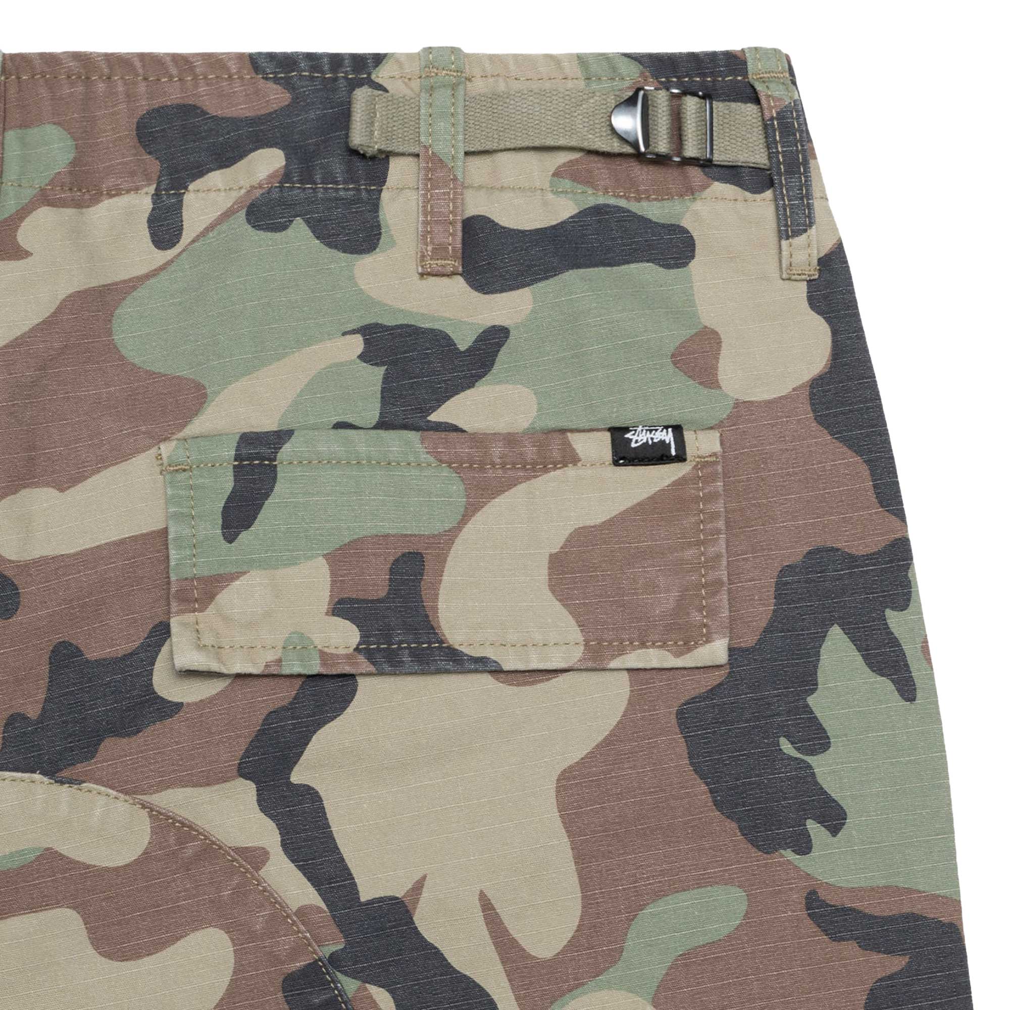 Stussy Surplus Cargo Pant Ripstop, camo — available at Norwood