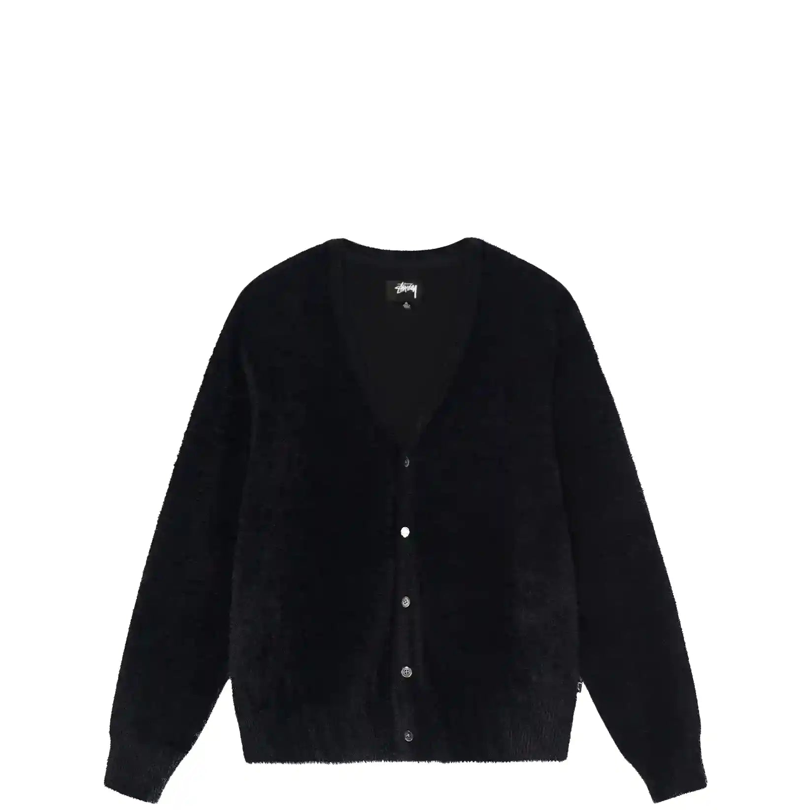Stussy Shaggy Cardigan, black