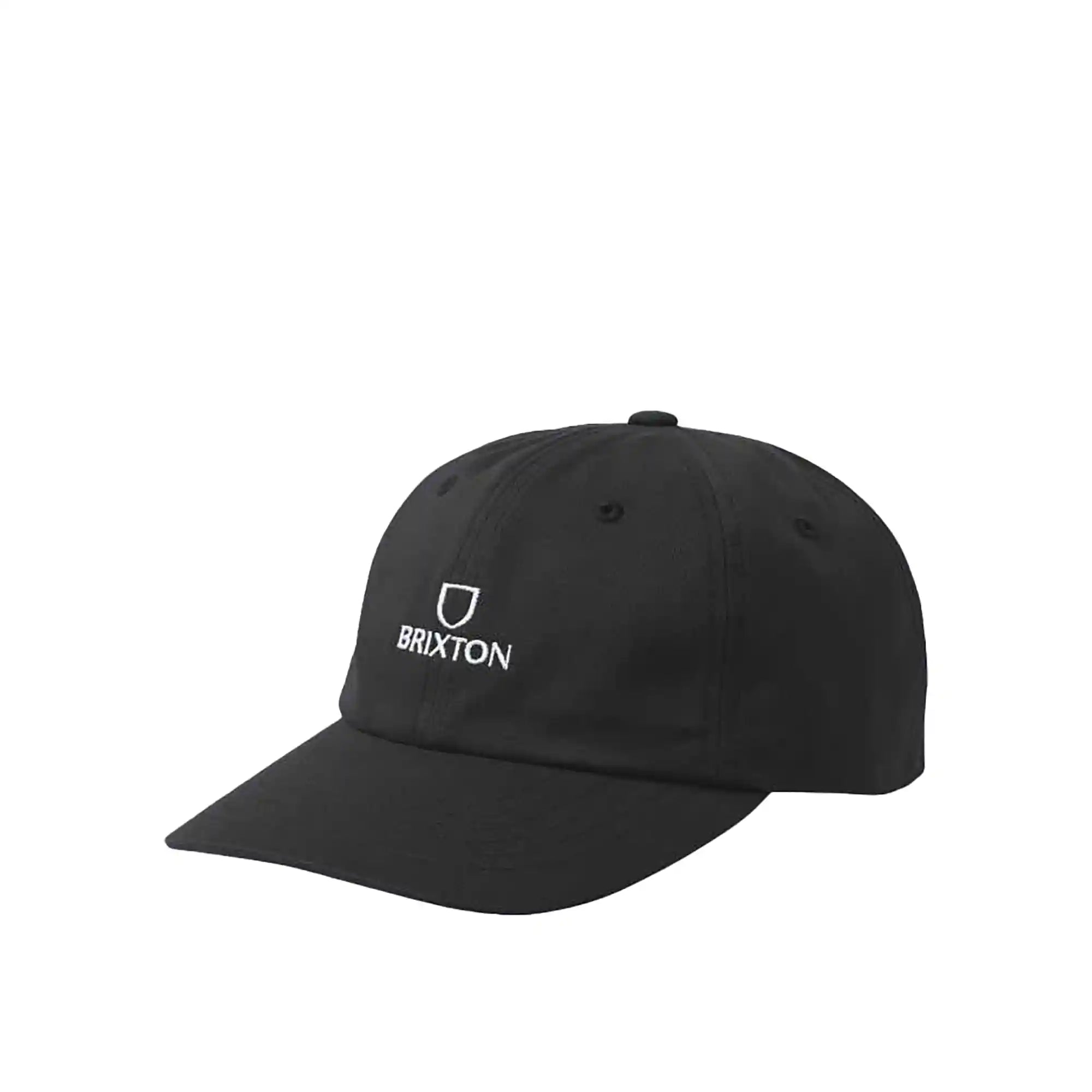 Brixton Alpha Netplus Adjustable Hat, black/white rinse