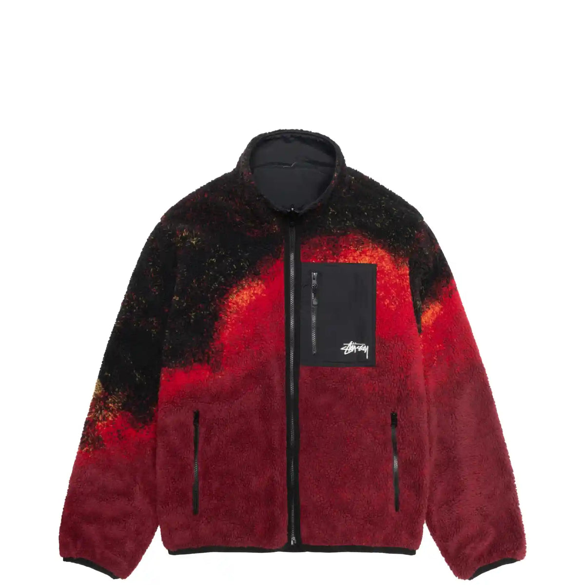 Stussy Sherpa Reversible Jacket, lava – Norwood