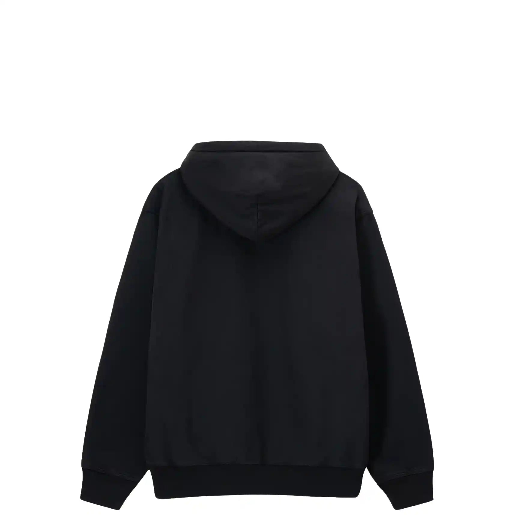Stussy Stock Logo Hood, washed black — available at Norwood