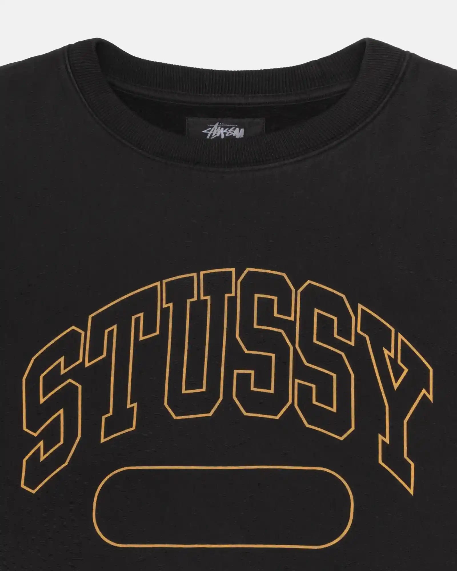 Stussy Varsity Oversized Crew, black — available at Norwood