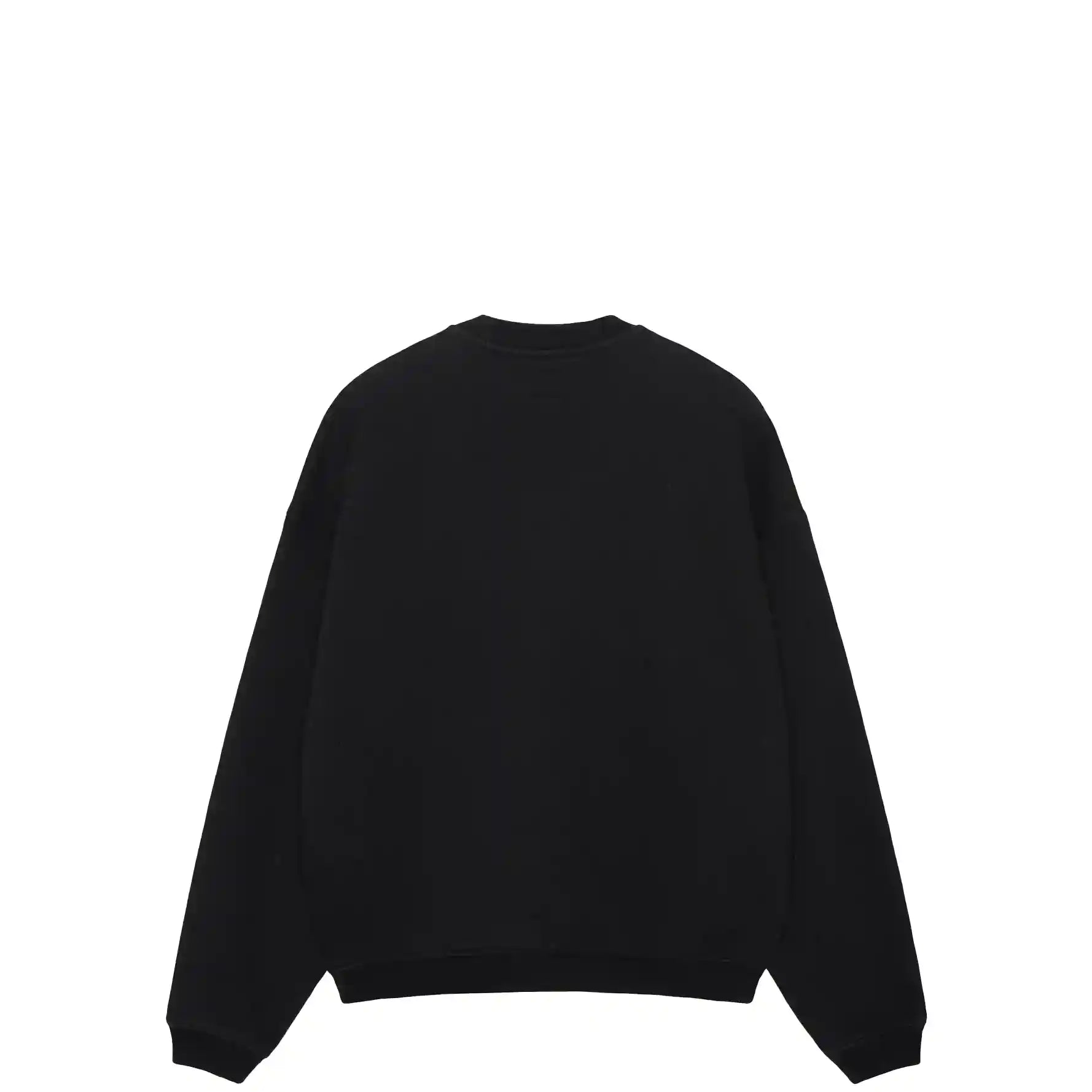 Stussy Big Crackle Sport Crew, washed black — available at Norwood