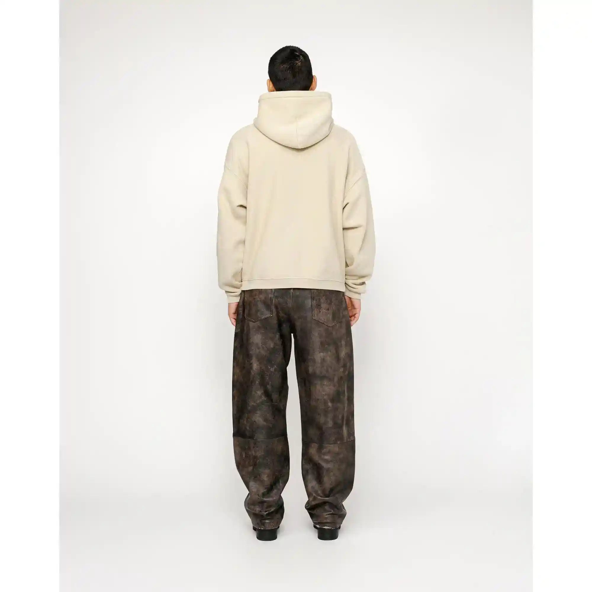 Stussy Embroidered Relaxed Hood, sand — available at Norwood