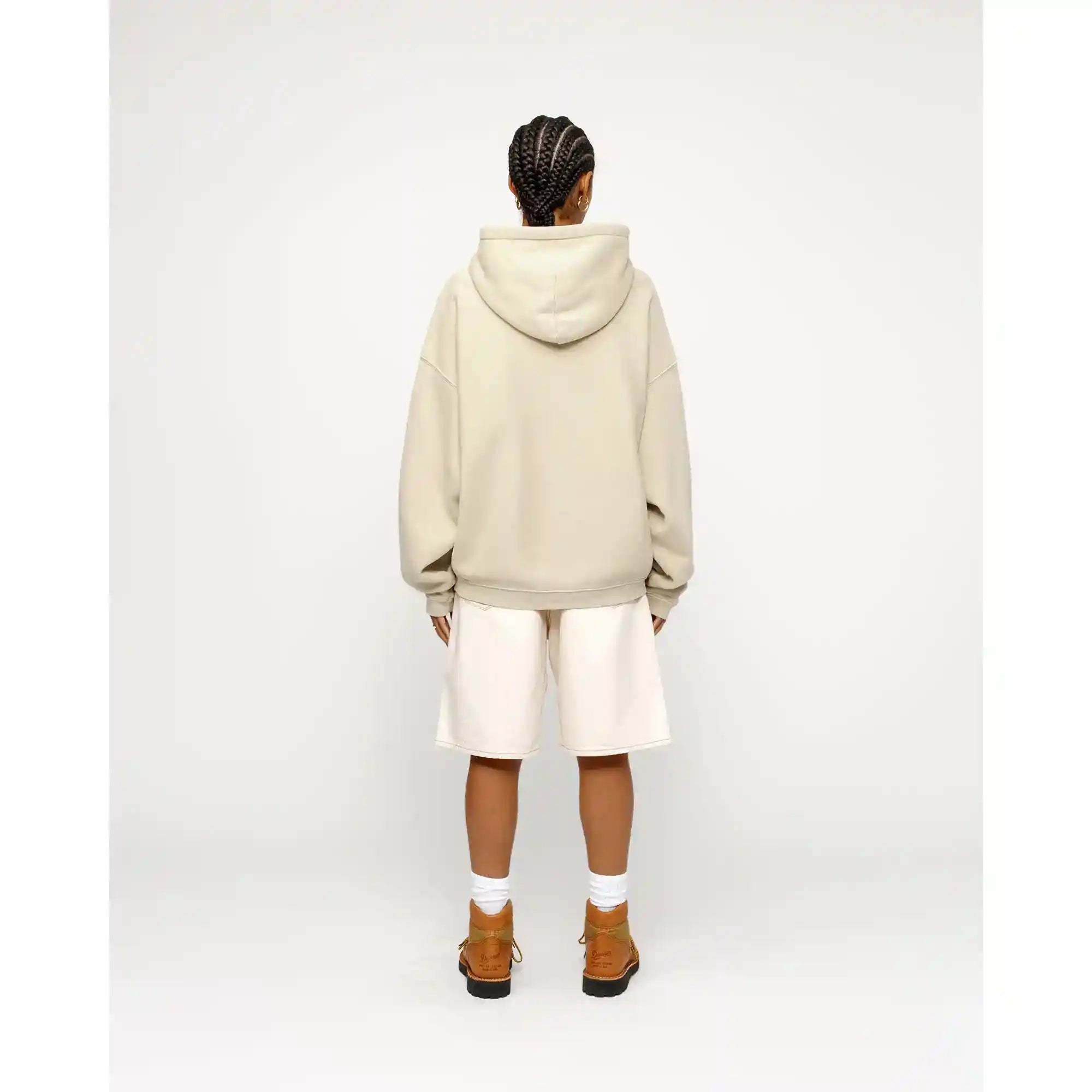 Stussy Embroidered Relaxed Hood, sand — available at Norwood