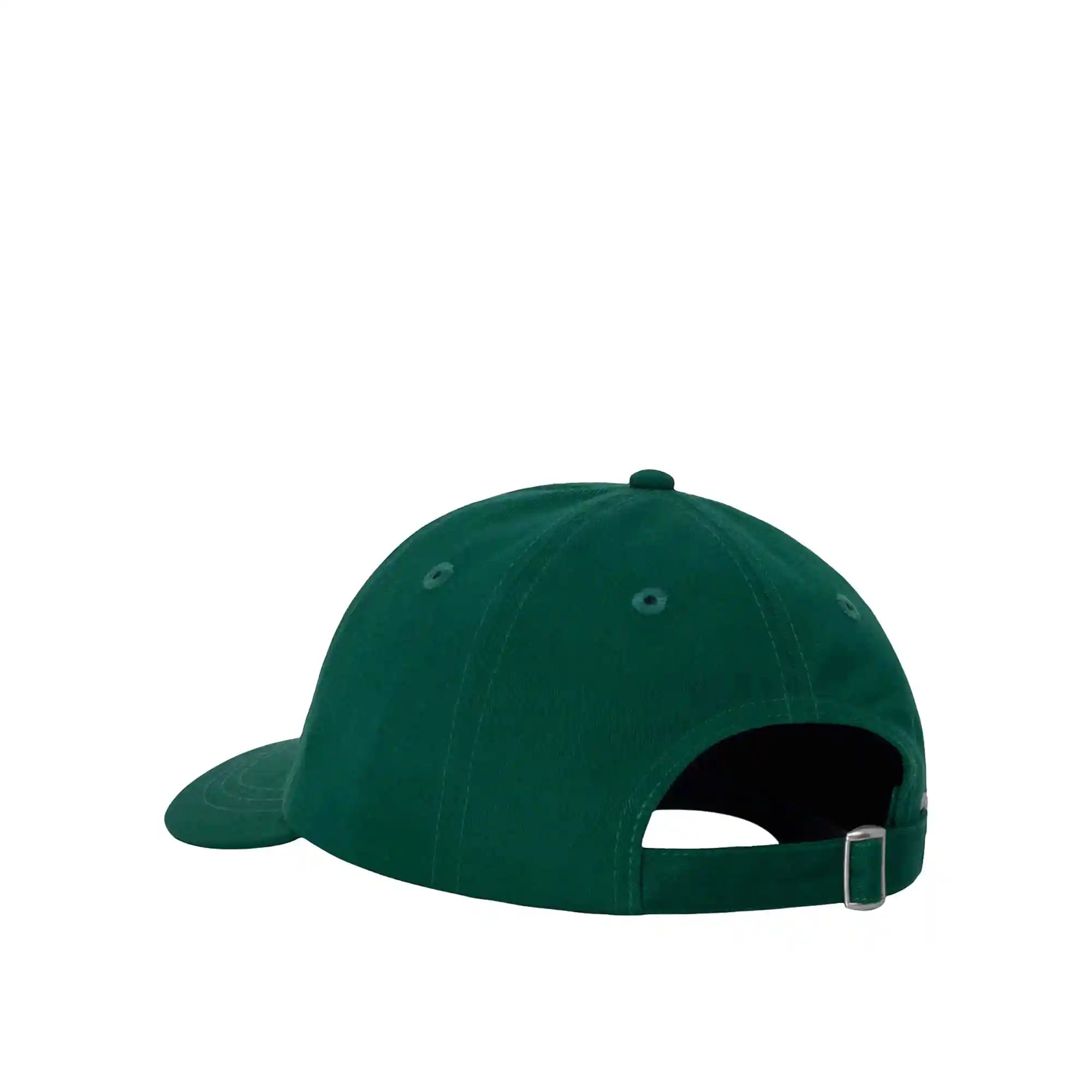 Stussy Basic Stock Low Pro Cap, evergreen — available at Norwood