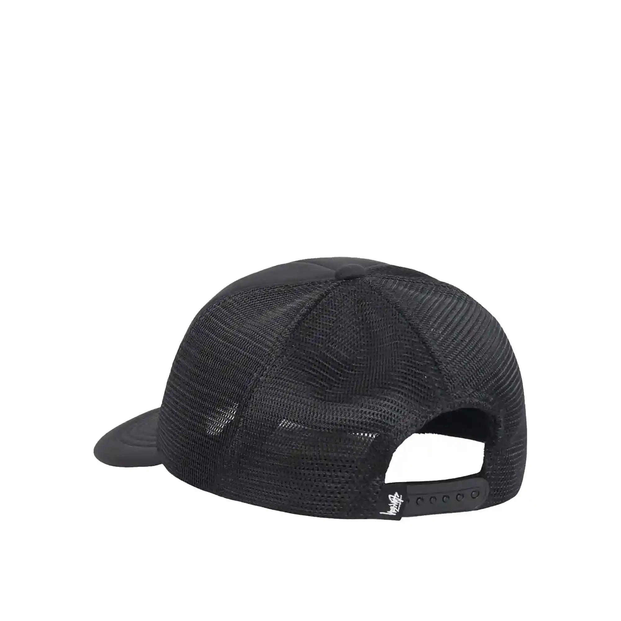 Stussy Big Basic Trucker Cap, black — available at Norwood