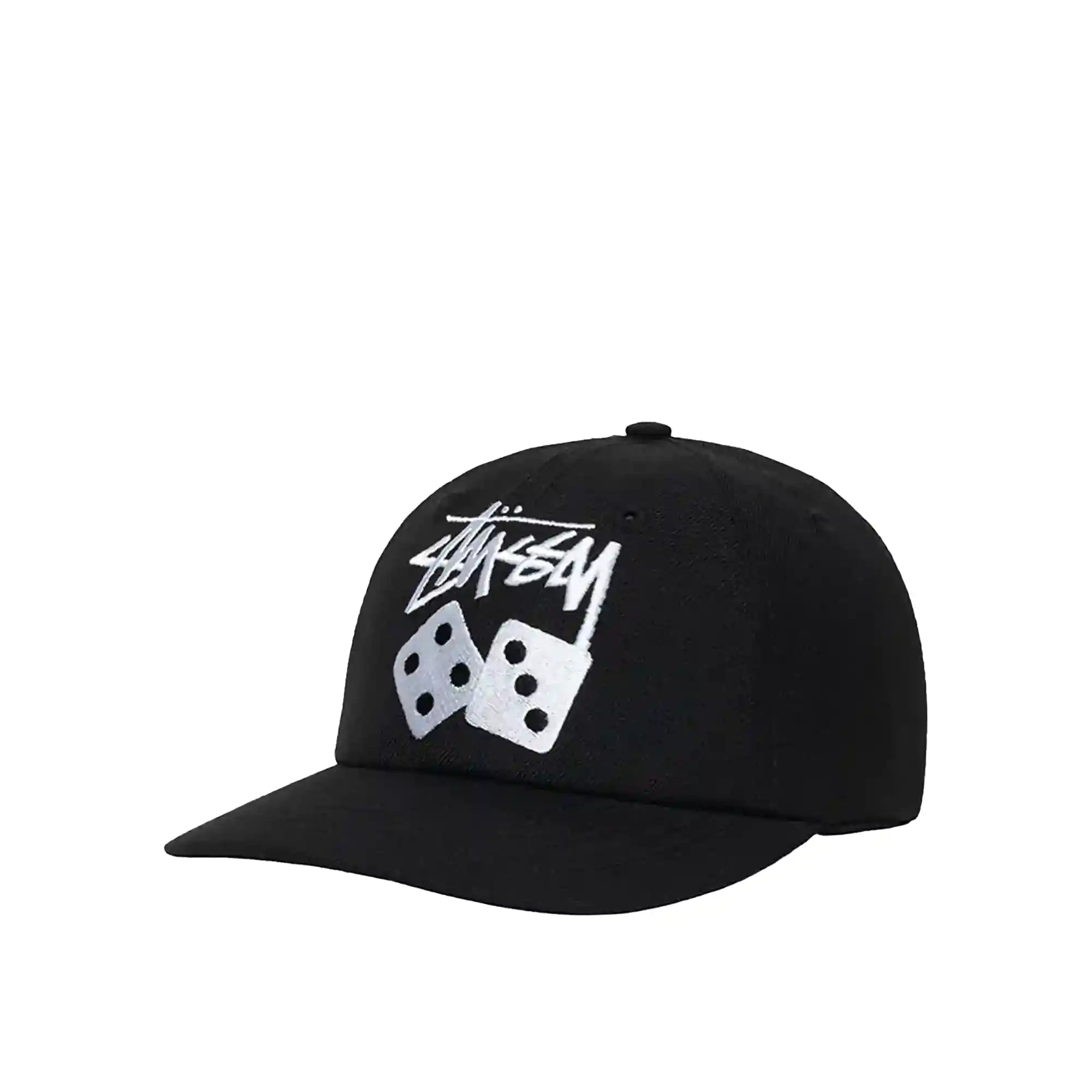 Stussy Stock Dice Low Pro Cap, black