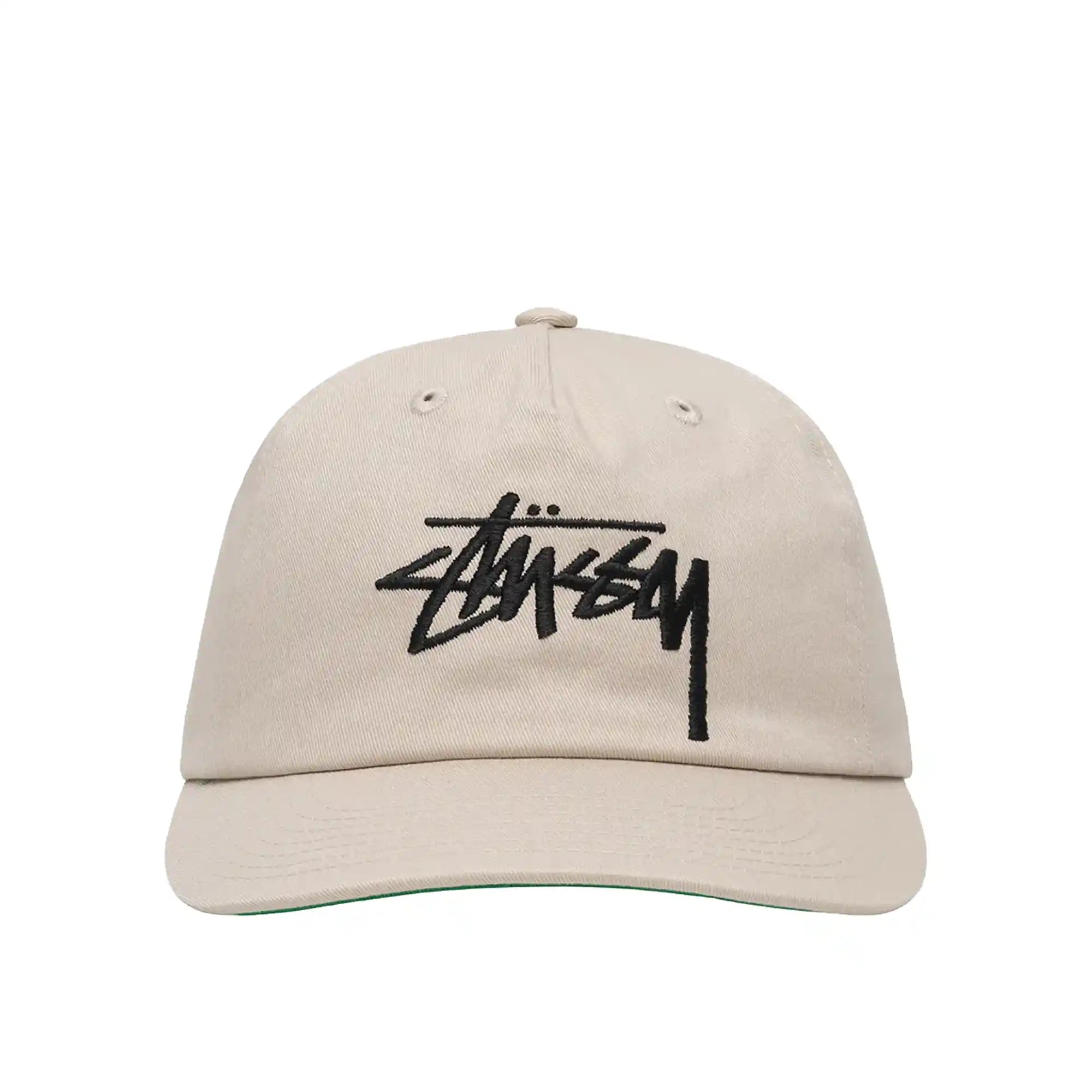 Stussy Big Stock Mid Depth Cap, tan — available at Norwood