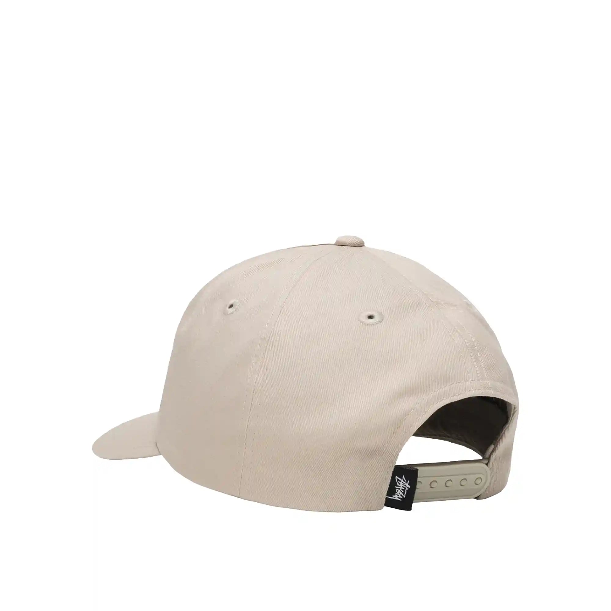 Stussy Big Stock Mid Depth Cap, tan — available at Norwood