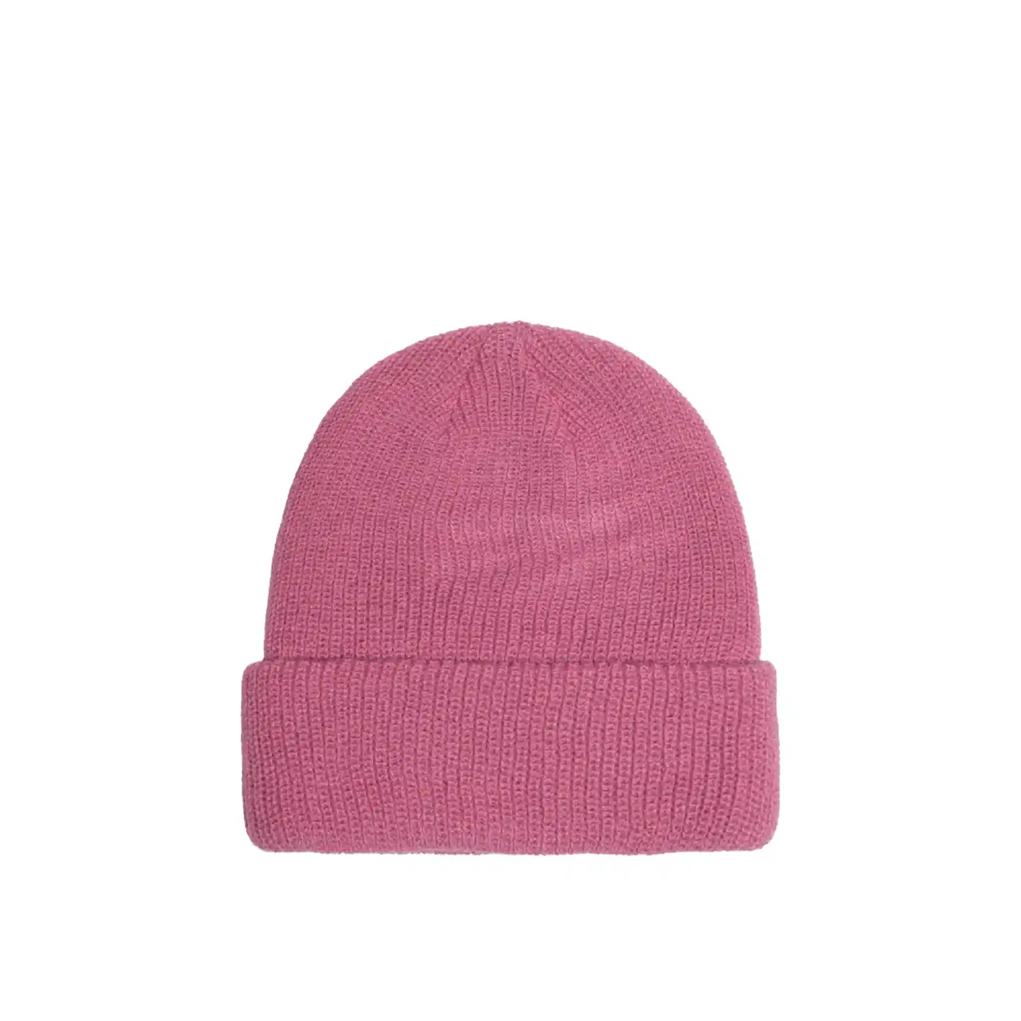Stussy Basic Cuff Beanie, dusty pink — available at Norwood