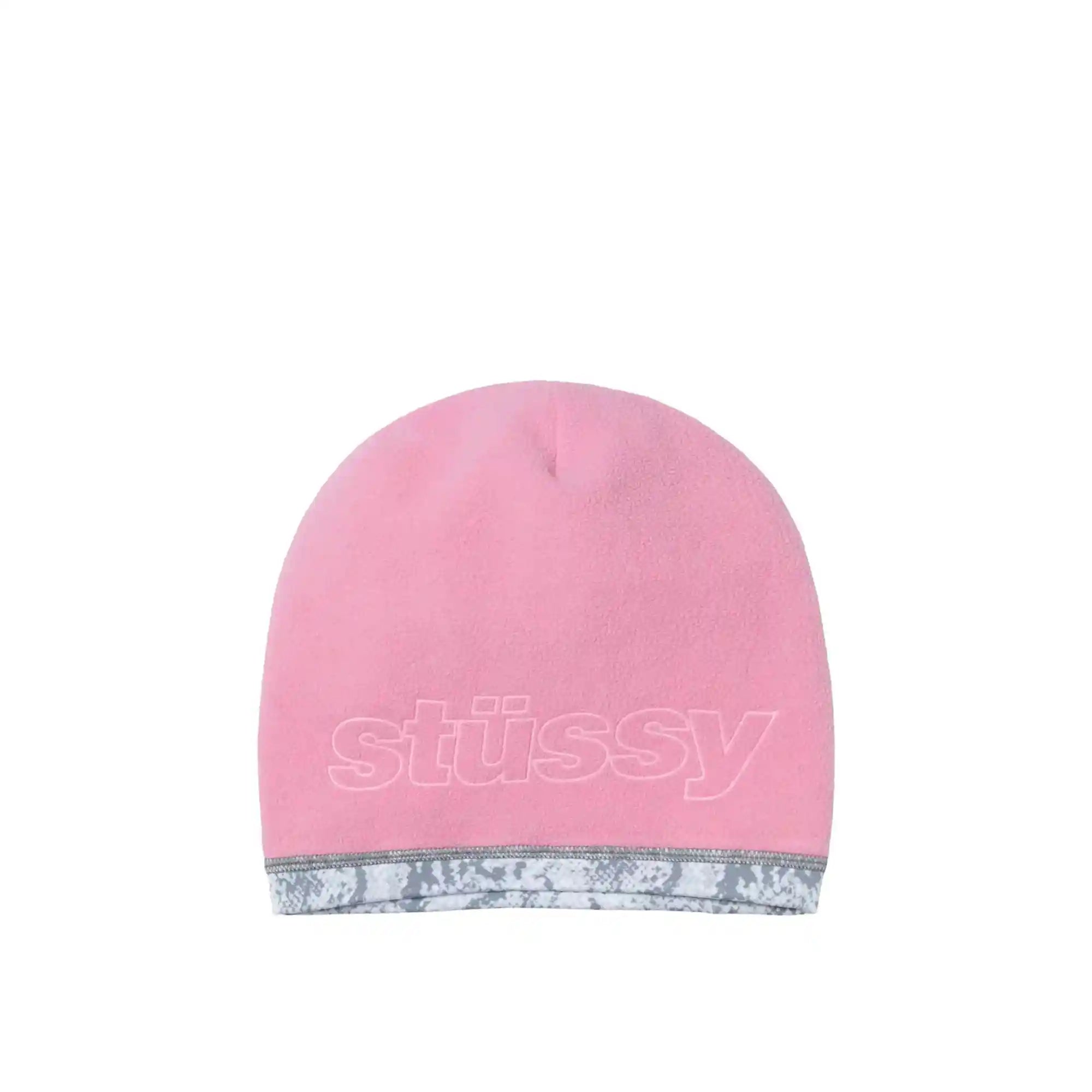 Stussy Reversible Tech Skullcap, white — available at Norwood