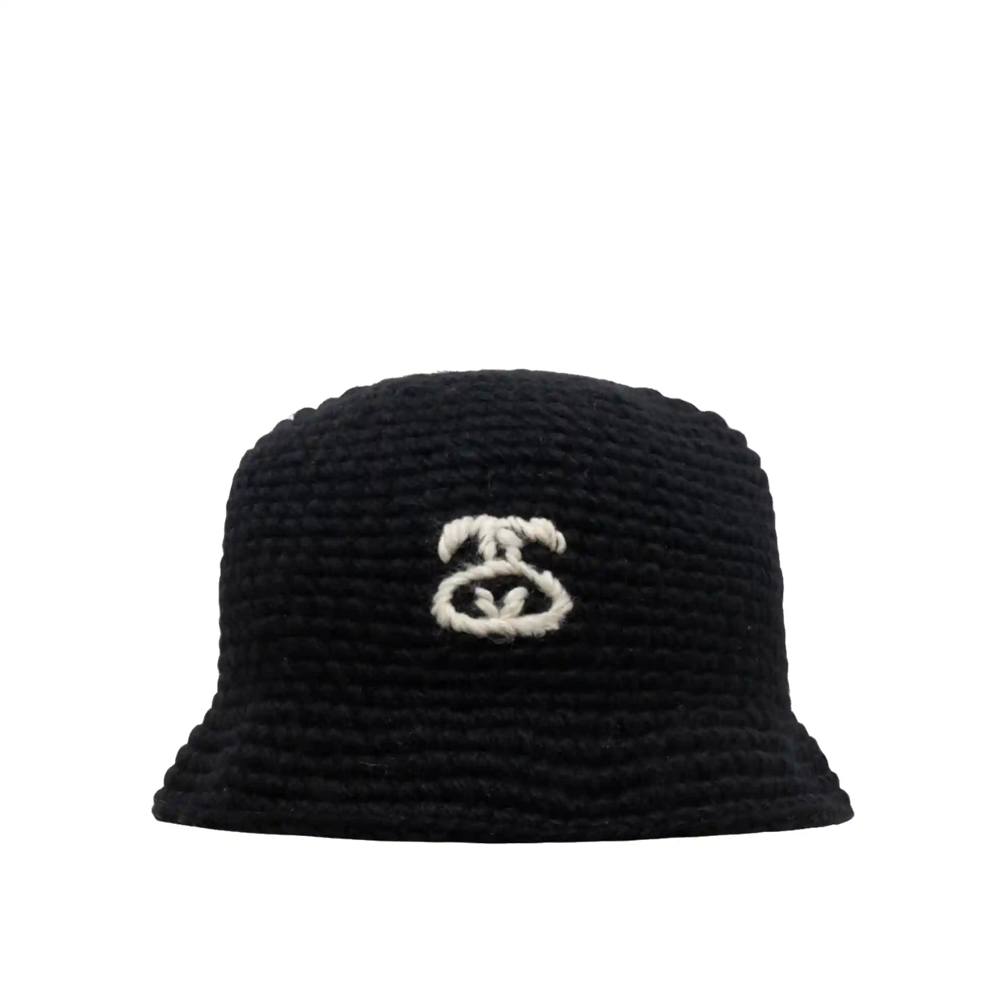 Stussy SS Link Knit Bucket Hat, black