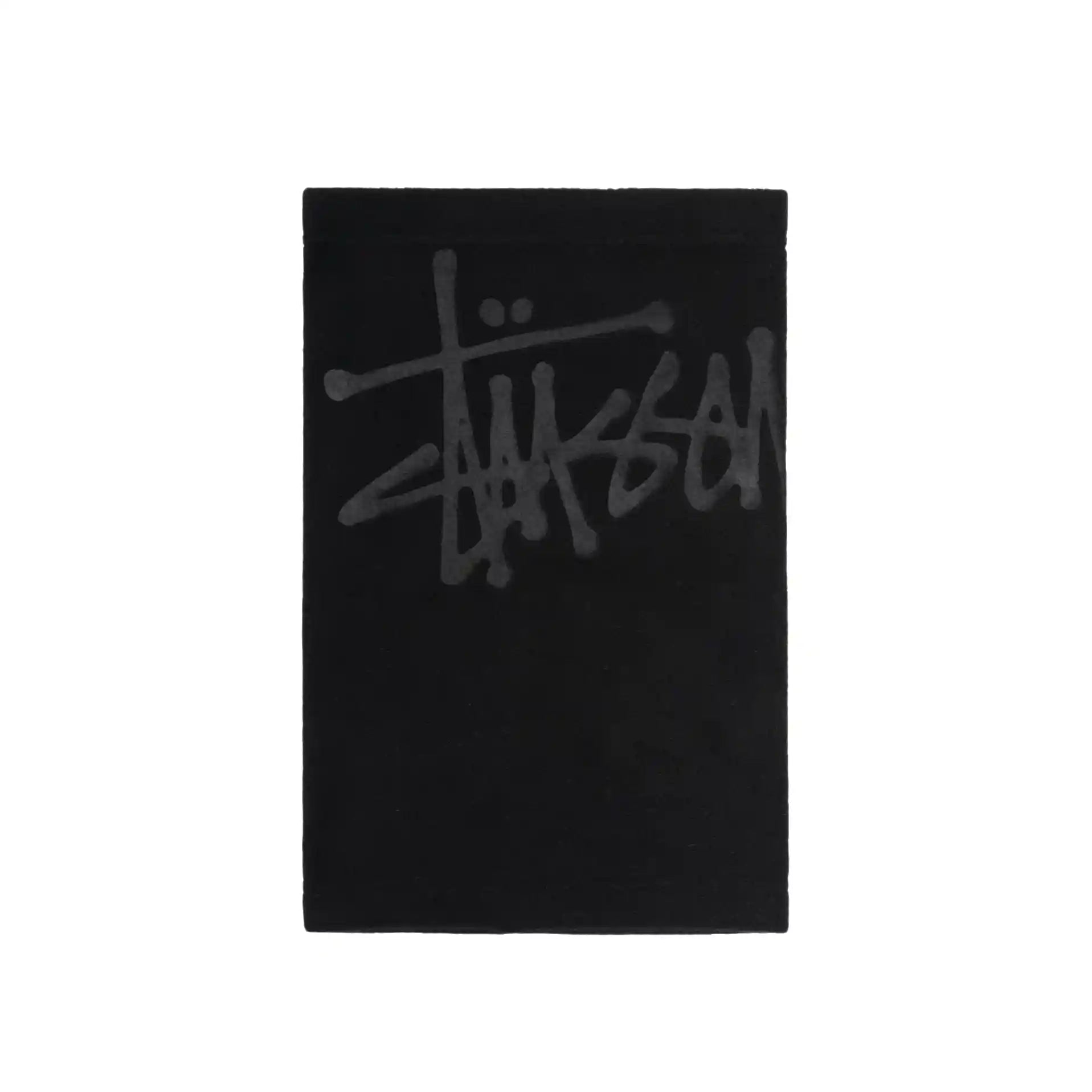 Stussy Polar Fleece Neck Warmer, black — available at Norwood