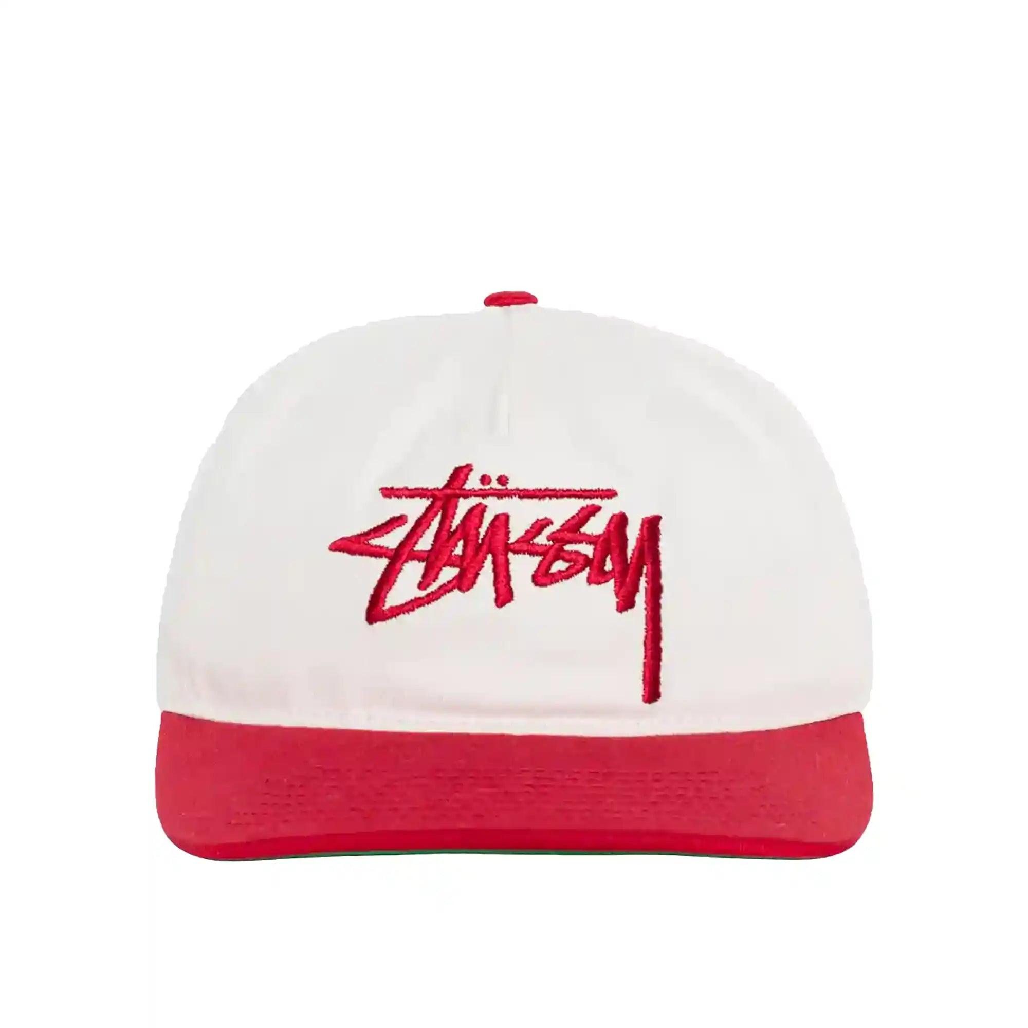 Stussy Big Stock Cap, cardinal — available at Norwood