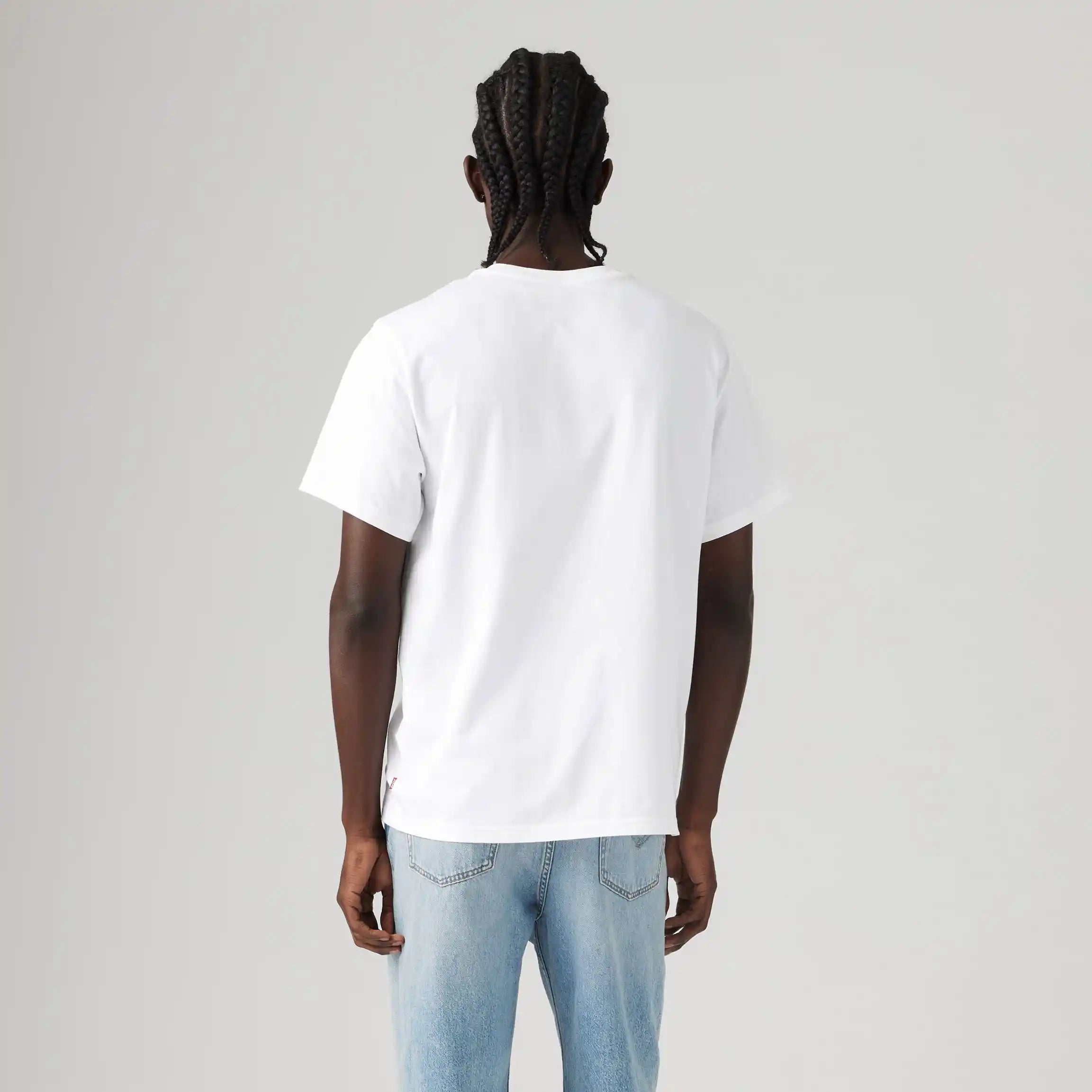 Levi's Relaxed Fit Tee Archival Sunset Rider, white — available at Norwood