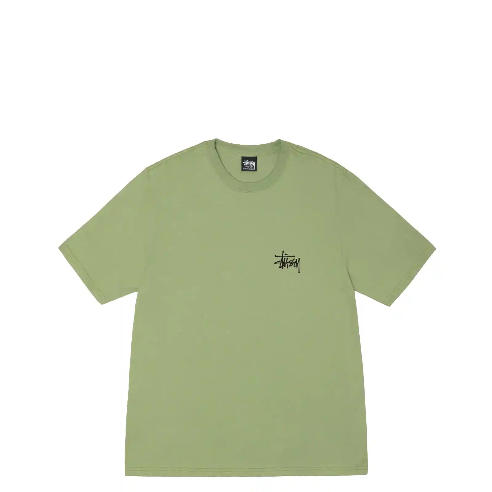 Stussy Basic Stussy Tee, moss — available at Norwood