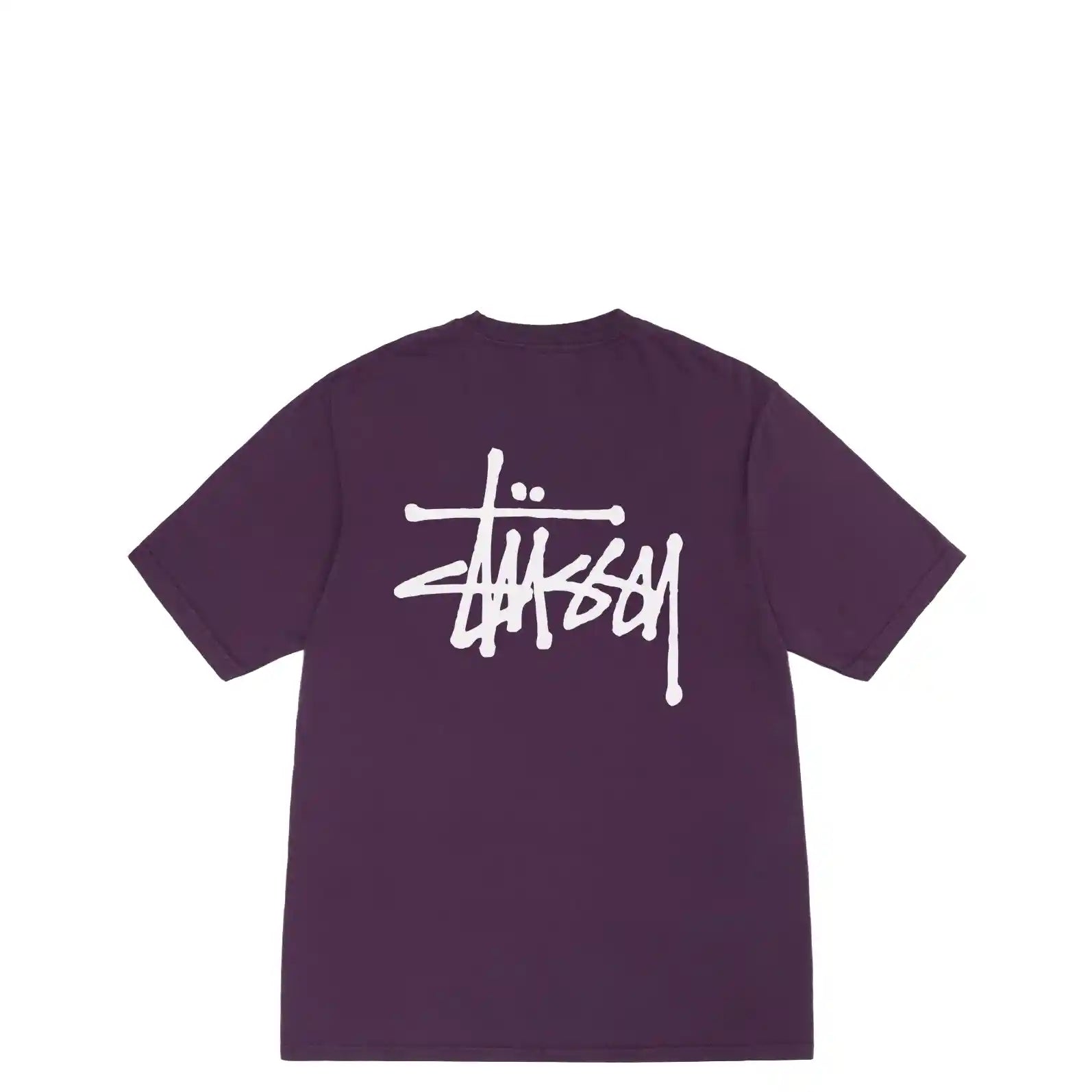 Stussy Basic Stussy Pigment Dyed Tee, purple