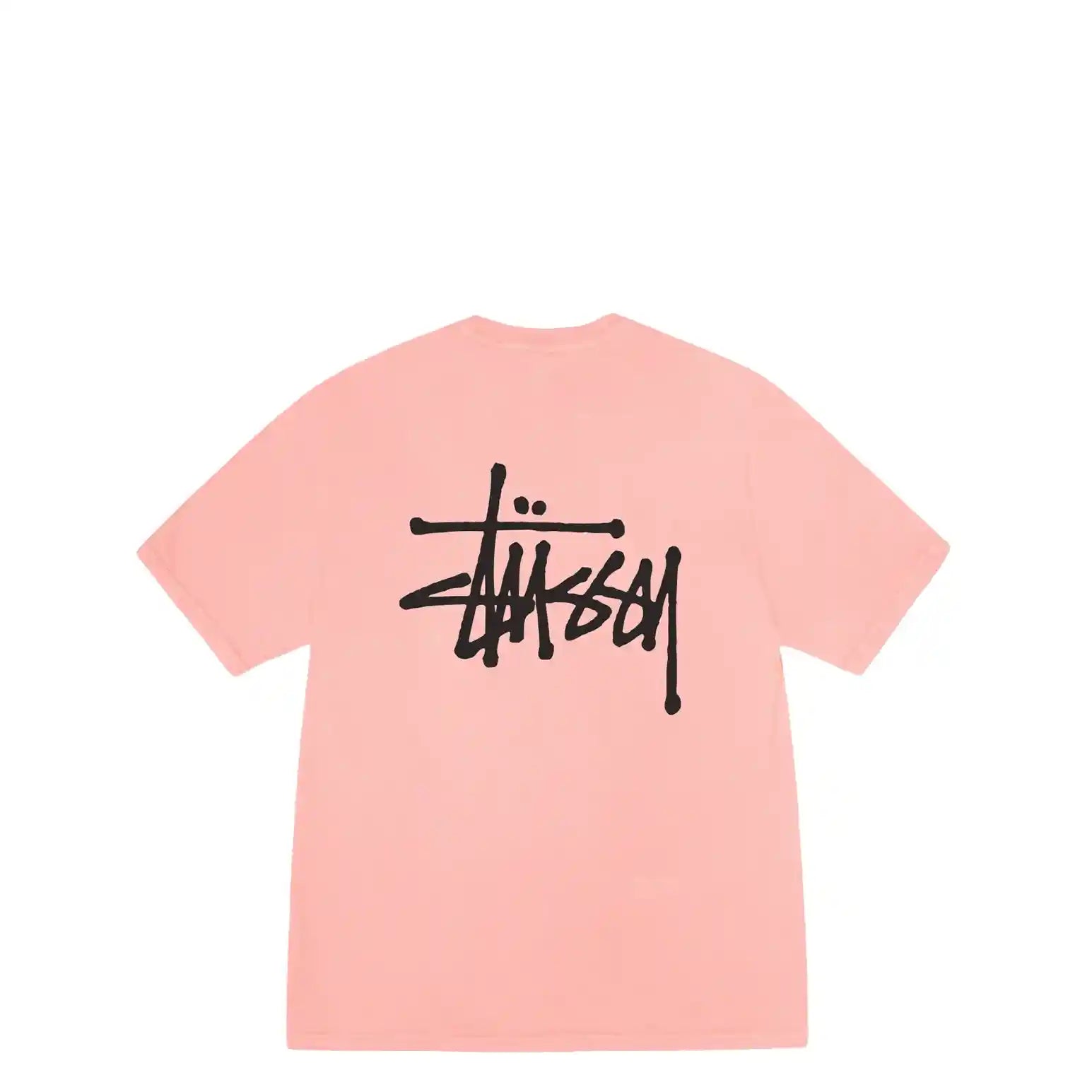 Stussy Basic Stussy Pigment Dyed Tee, coral