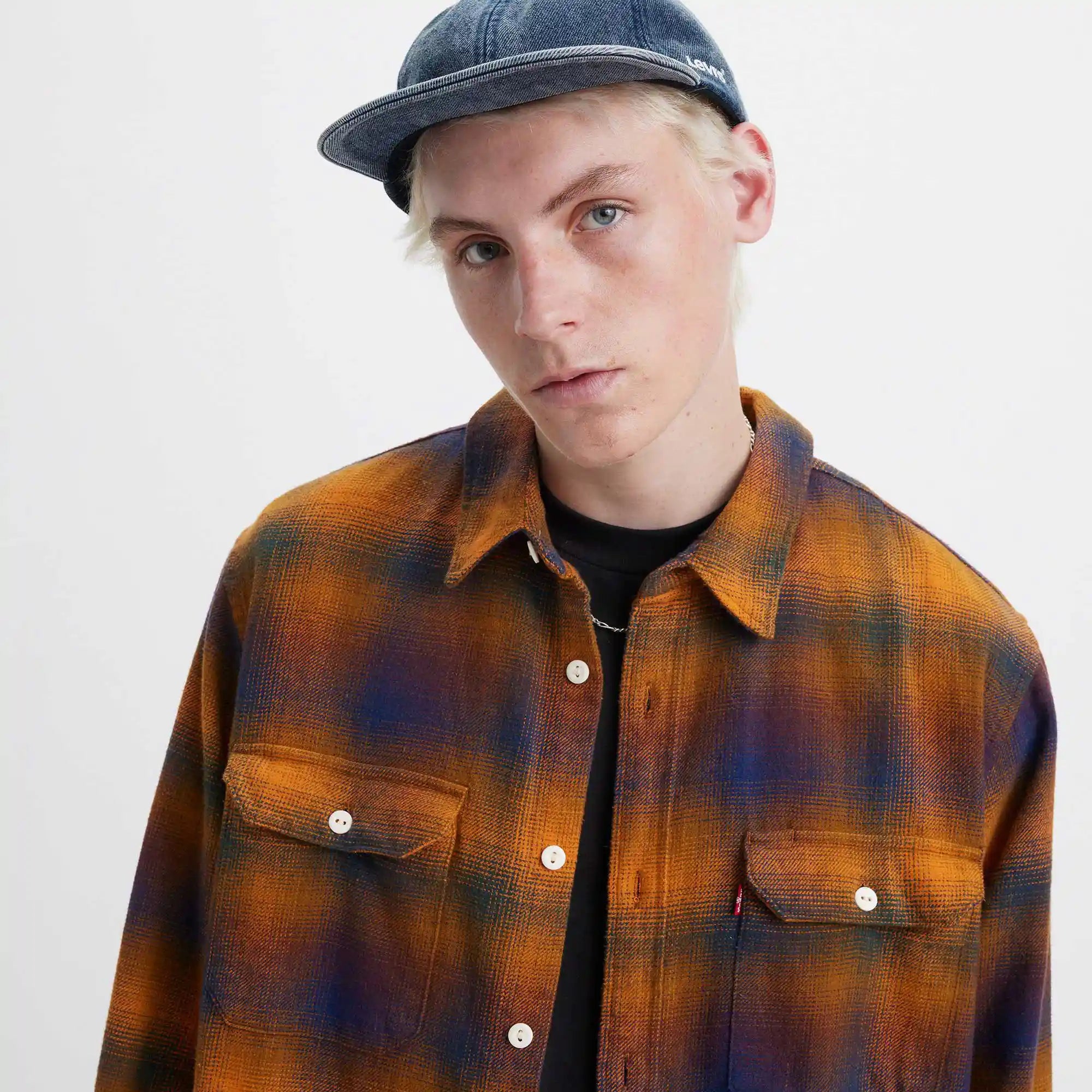 Levi's Jackson Worker, jonty plaid desert sun — available at Norwood