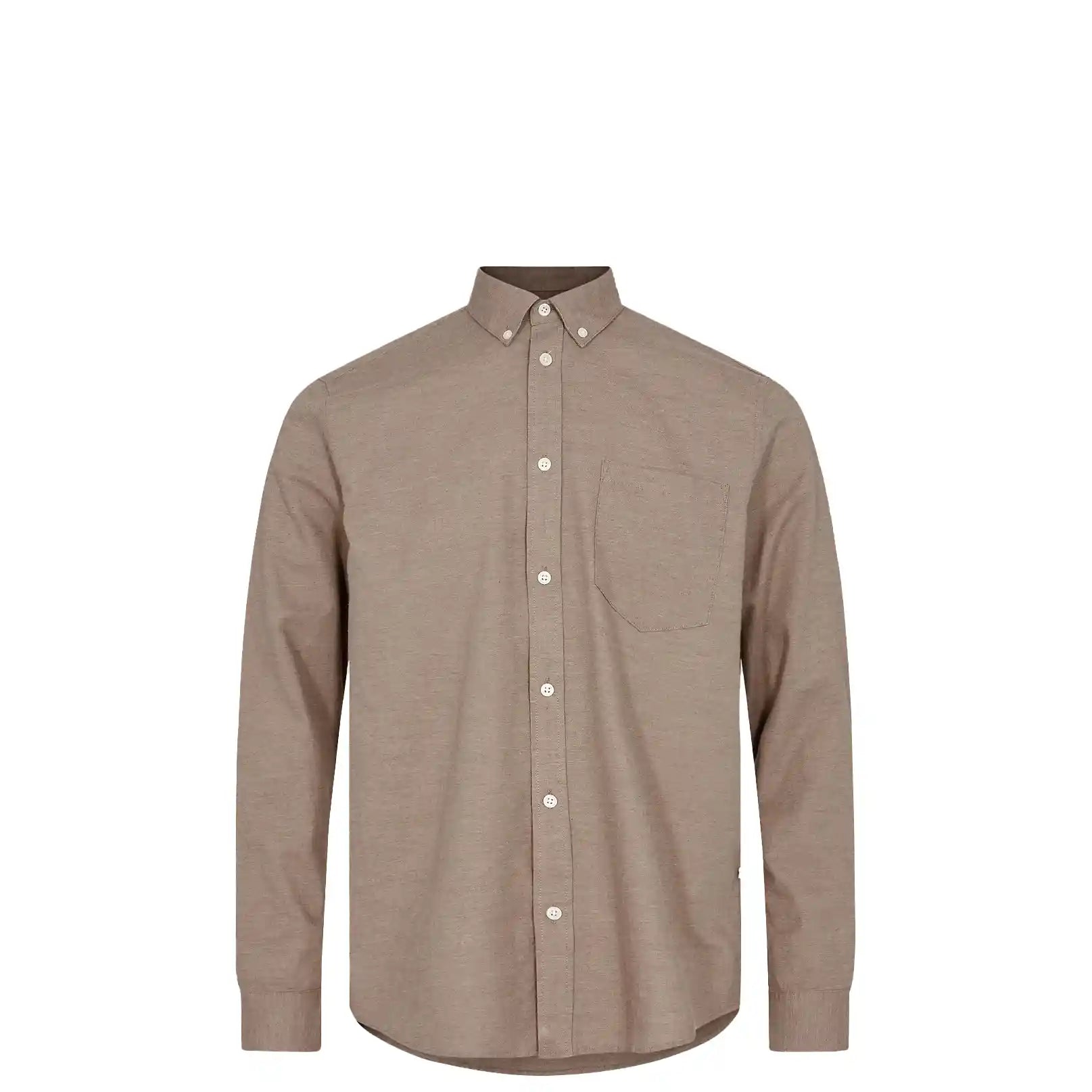 Minimum Jay 3.0 Long Sleeved Shirt, pine bark