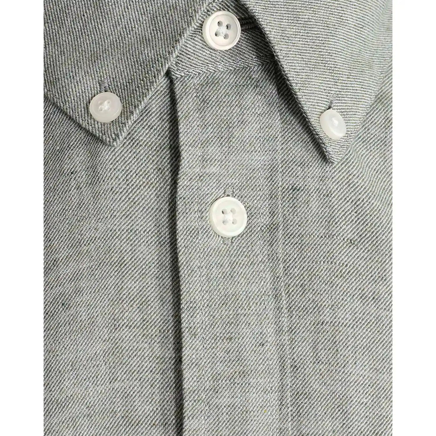 Minimum Jay 3.0 Longsleeve Shirt, laurel wreath melange — available at Norwood